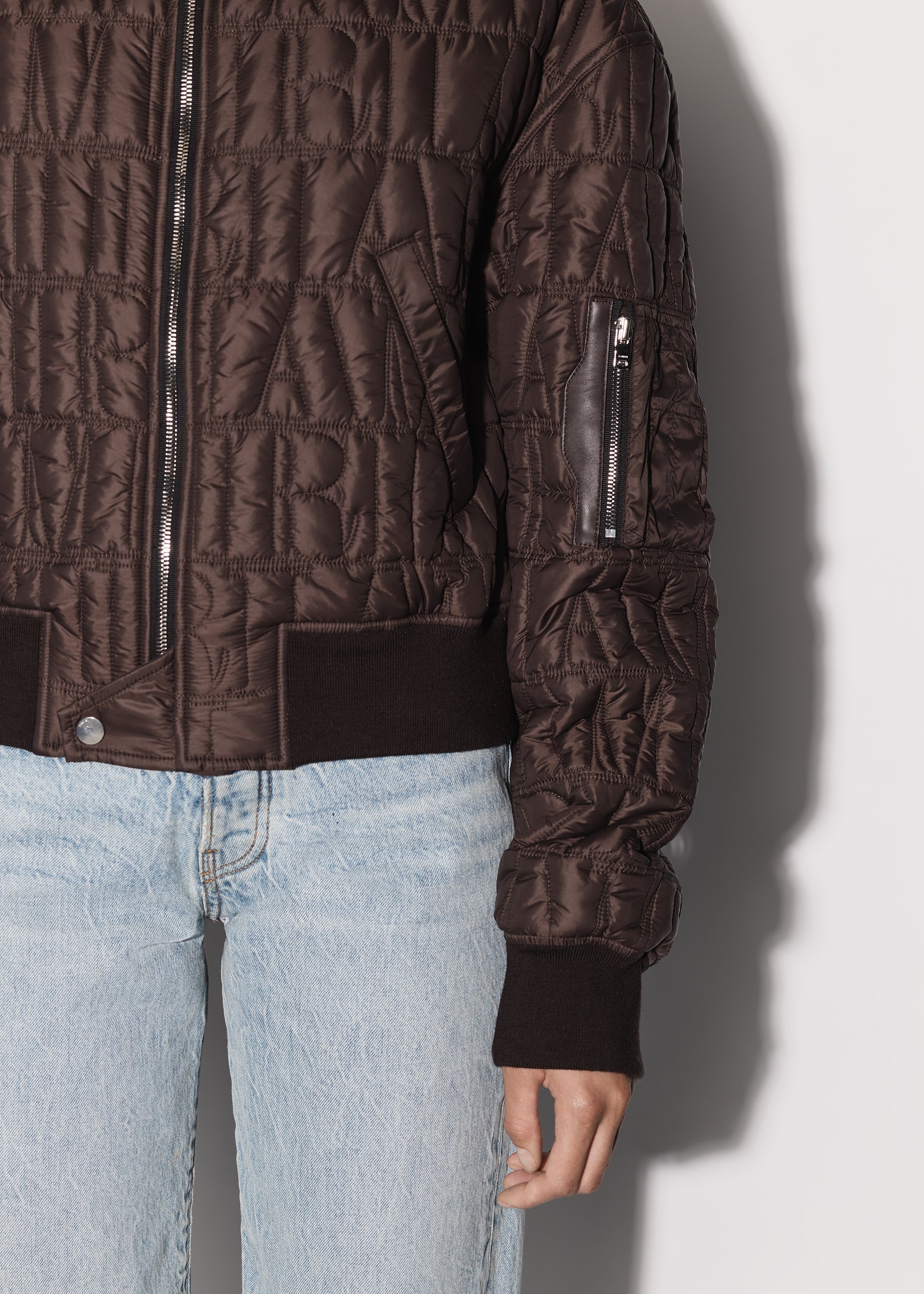 QUILTED AMIRI DOWN BOMBER - 9