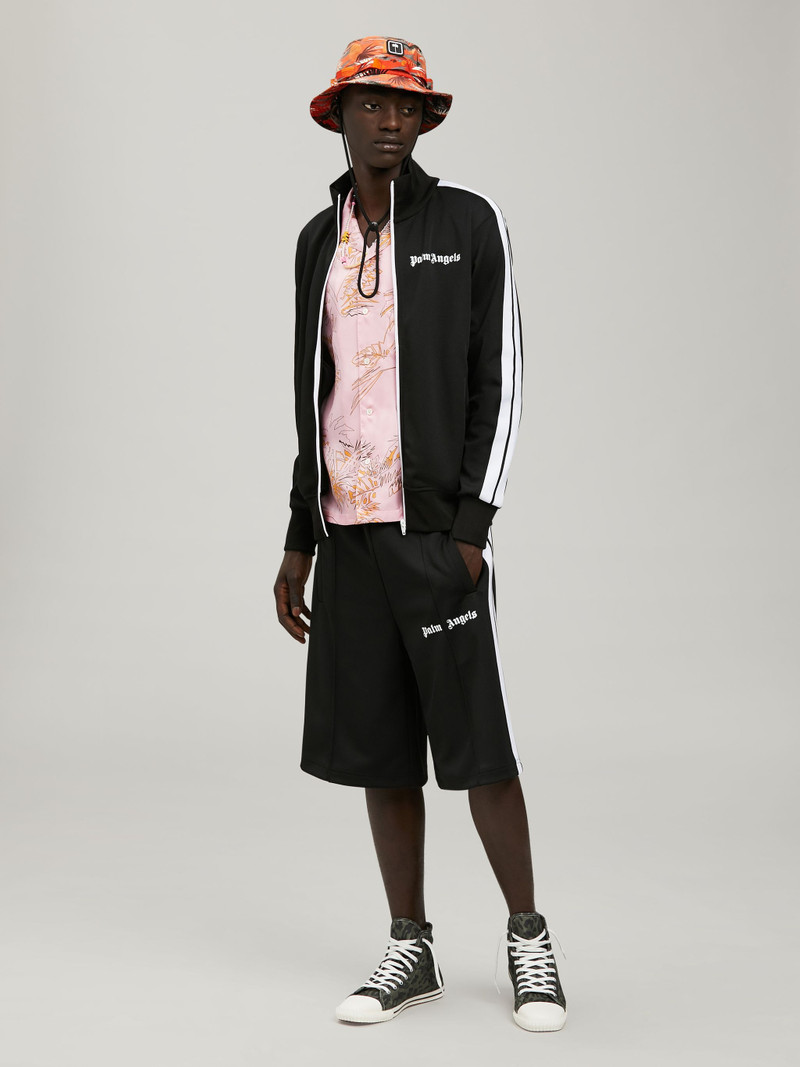 Palm Angels BLACK TRACK SHORTS outlook