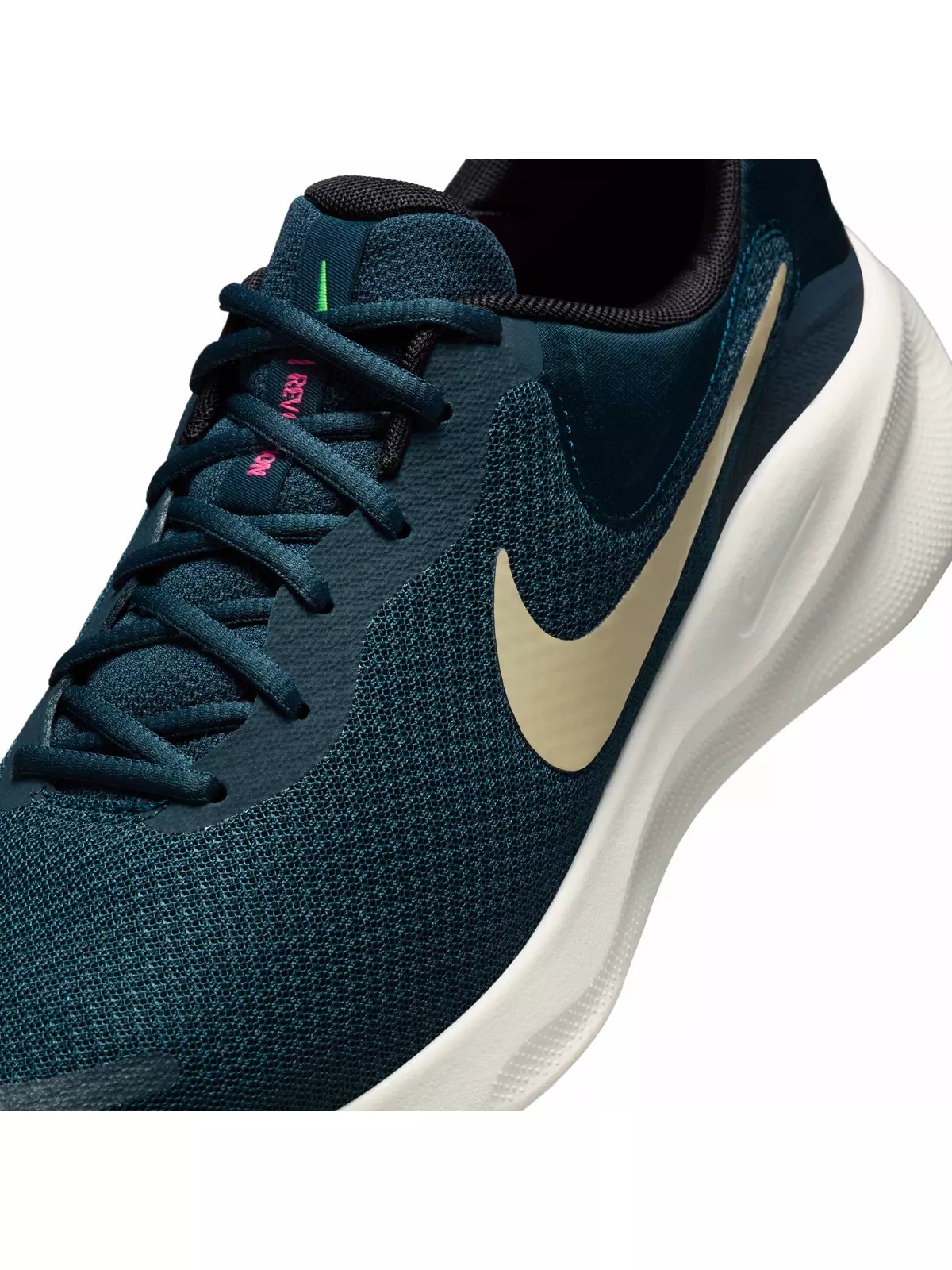 Revolution 7 "Armory Navy/Green Strike/Hyper Pink/Desert Khaki" Men's Running Shoe - 7