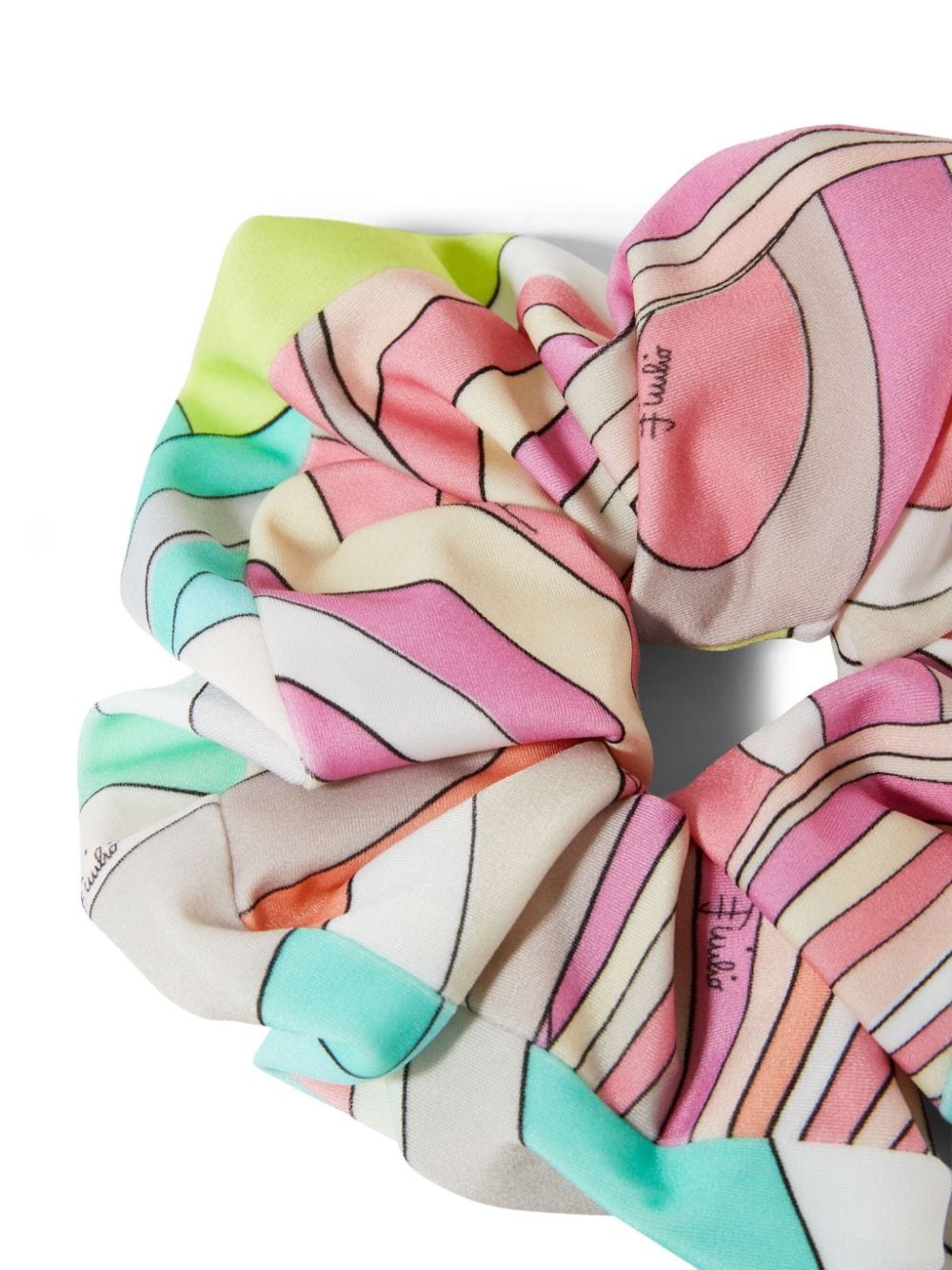 Iride-print scrunchie - 2