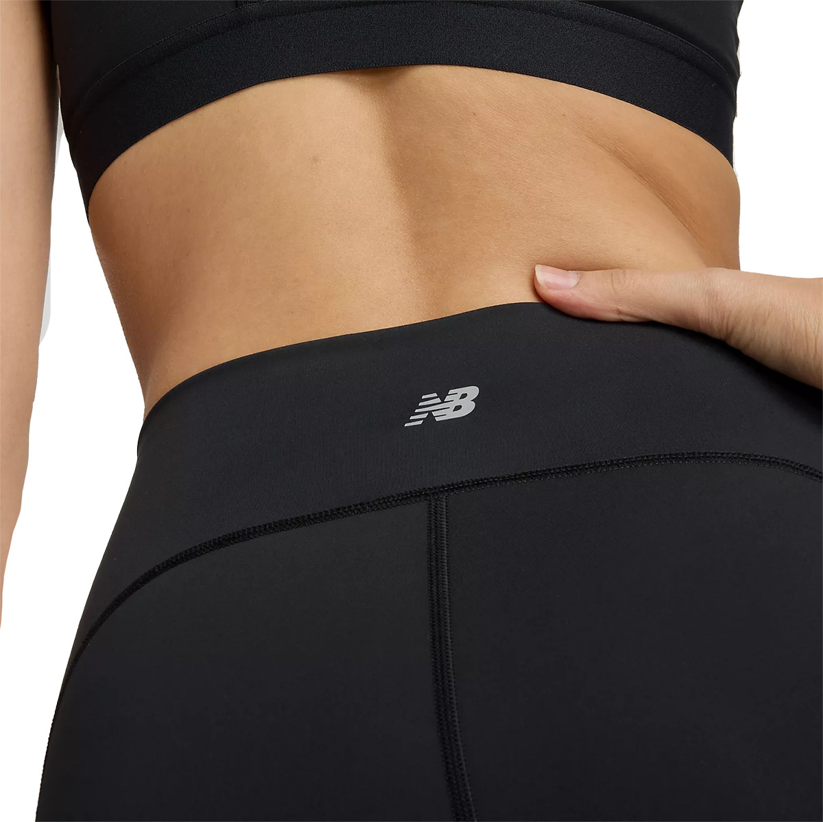 New Balance Sleek Pocket High Rise Short 6 - 4