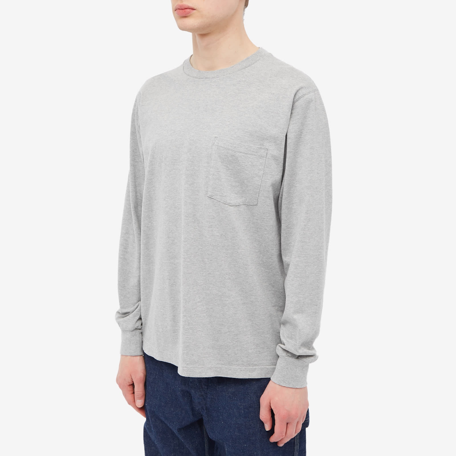 Beams Plus Long Sleeve Pocket T-Shirt - 2