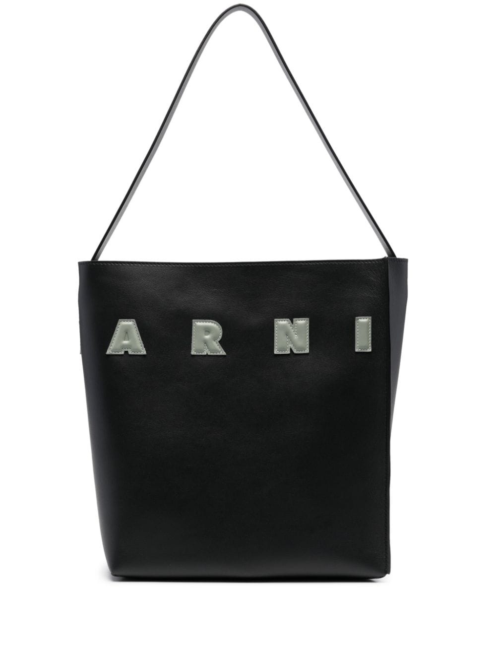 logo-appliquÃ© shoulder bag - 1