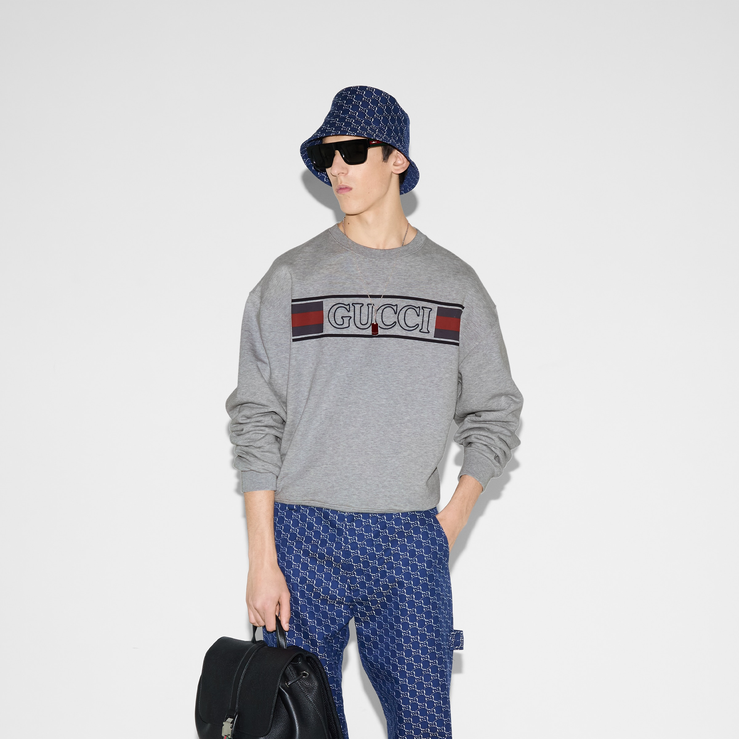 Embroidered cotton jersey sweatshirt - 6