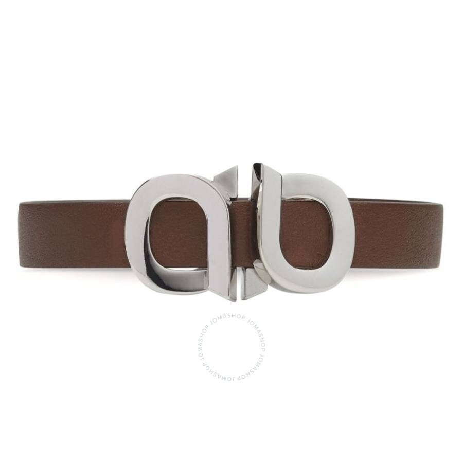 Ferragamo Gancini Accent Leather Bracelet - 1