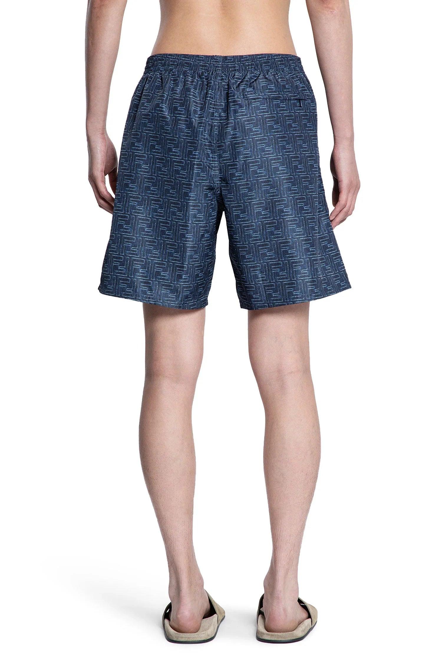 Denim-Effect-Ff-Nylon-Swim-Shorts - 3