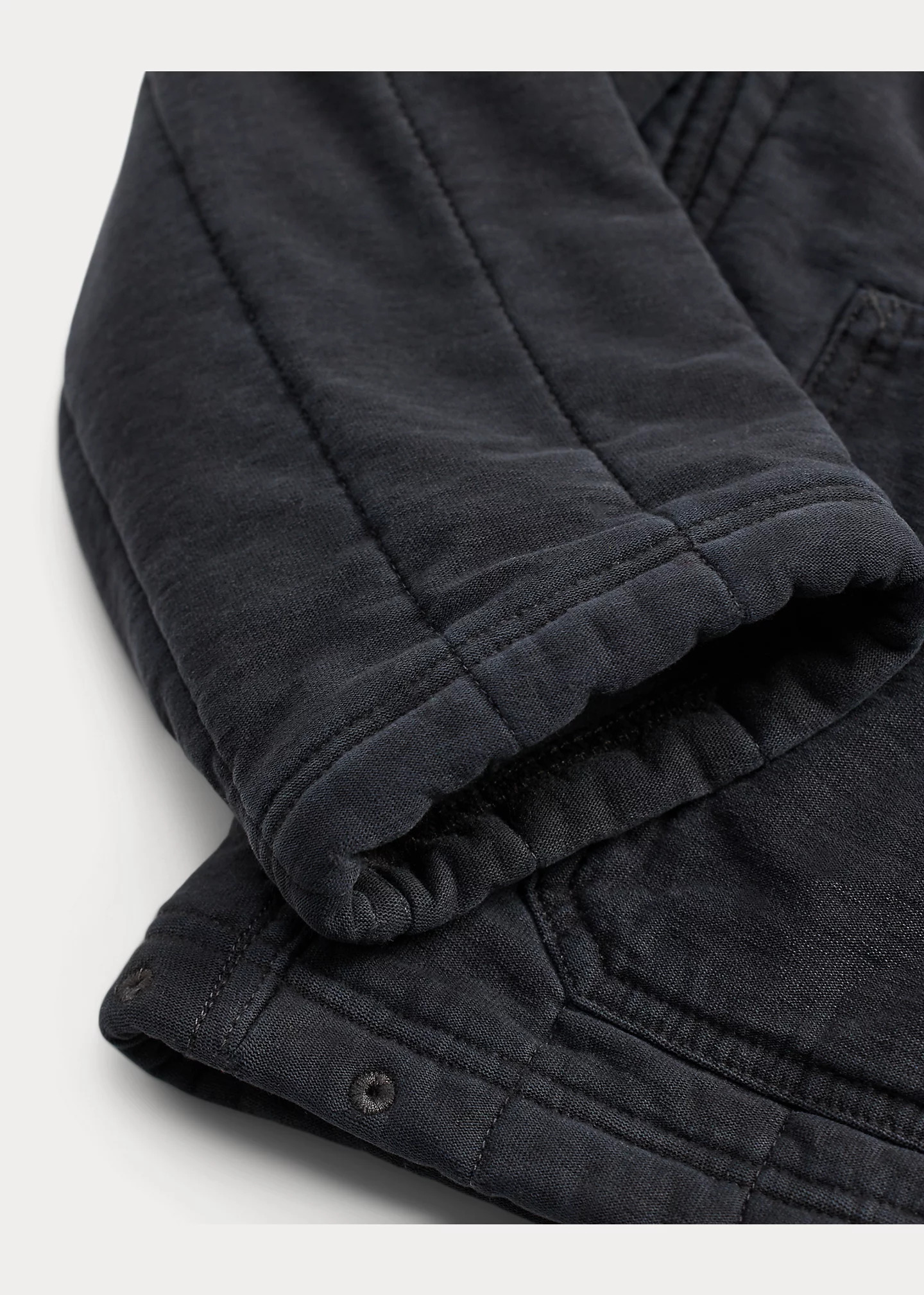 Fleece-Collar Quilted Jersey Jacket - 4