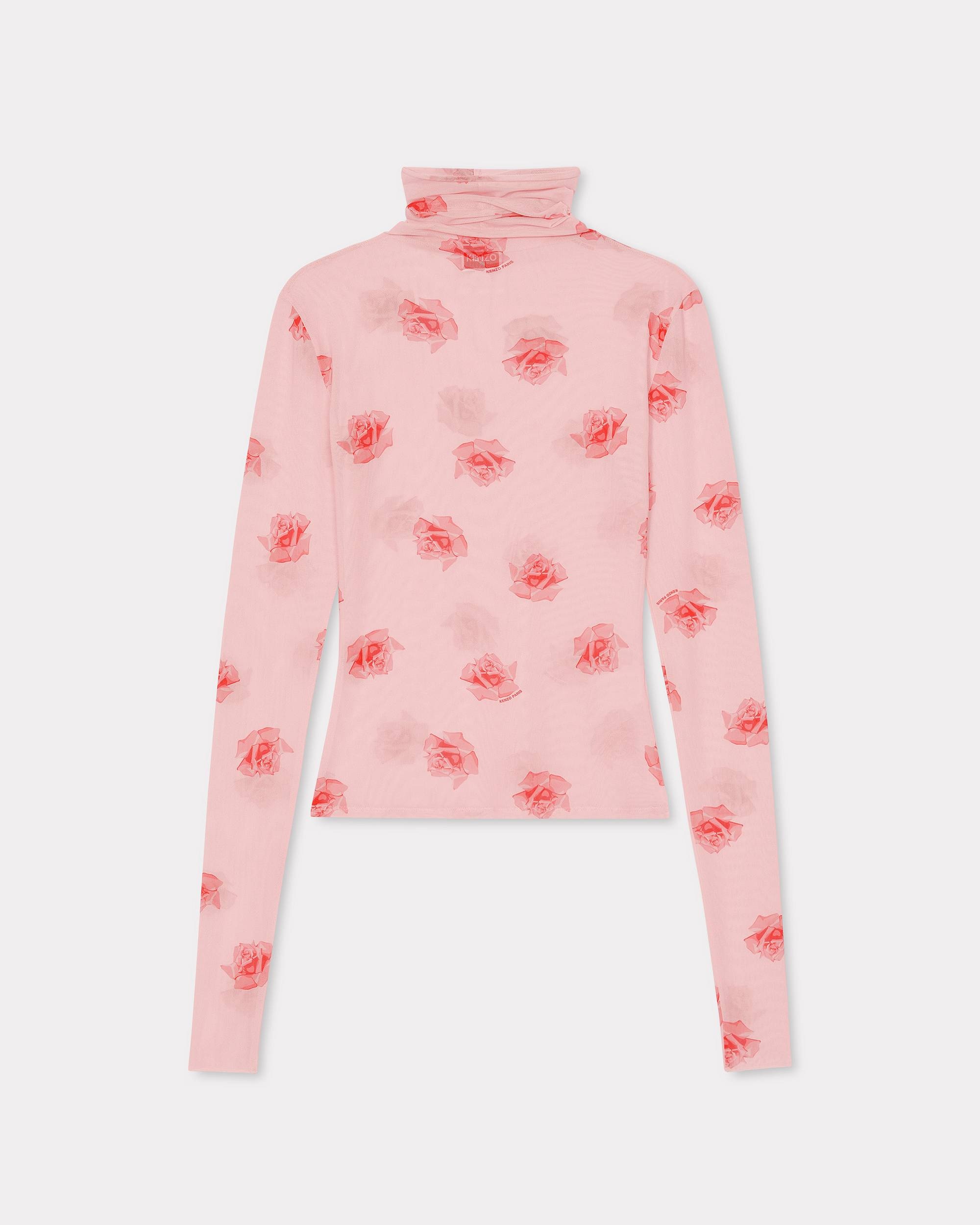 'KENZO Rose' turtleneck top - 1