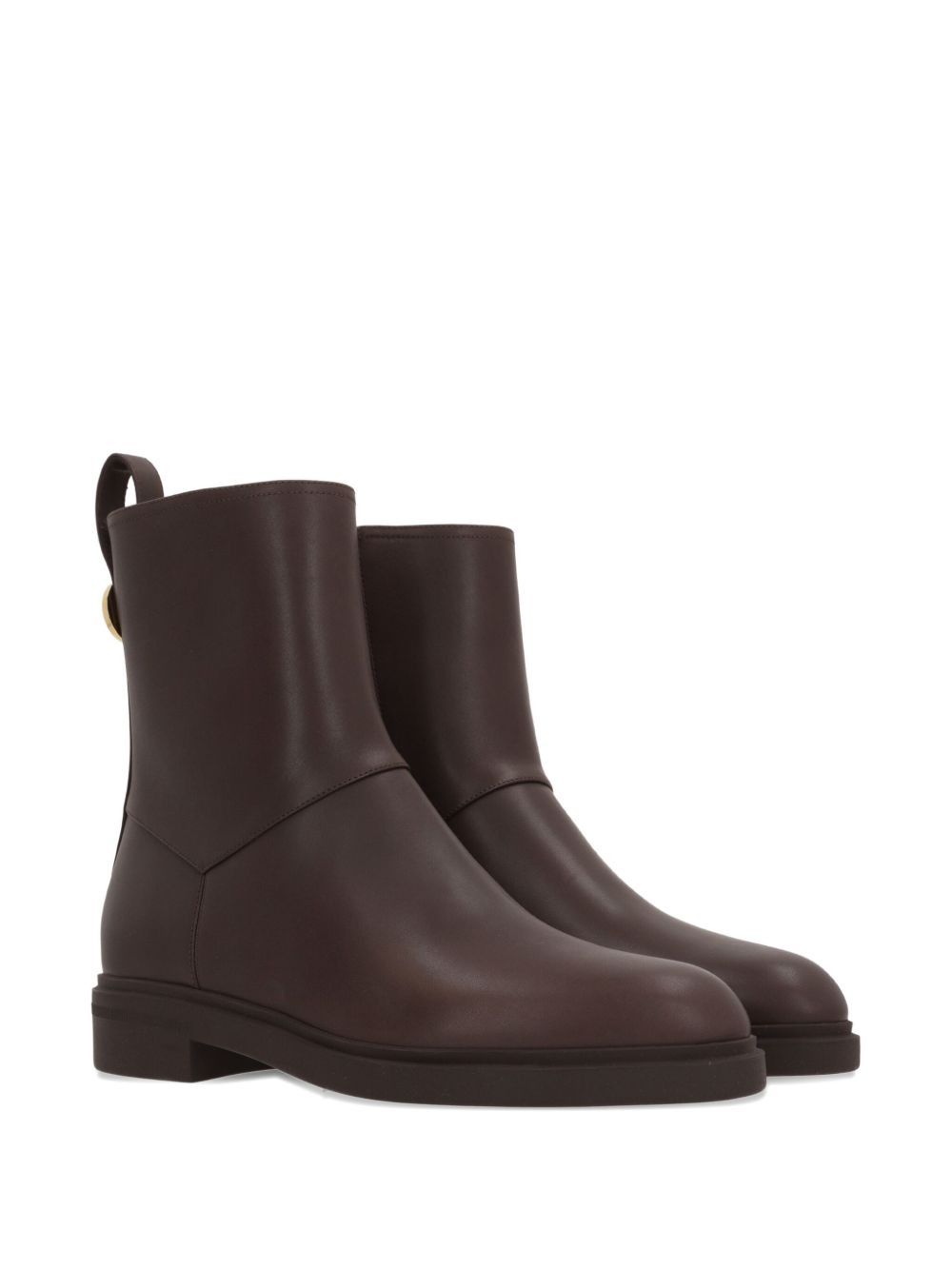 leather zip-fastening ankle boots - 2