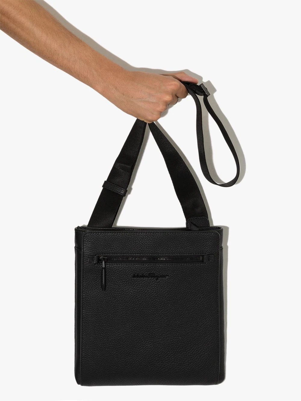 logo plaque crossbody bag - 4