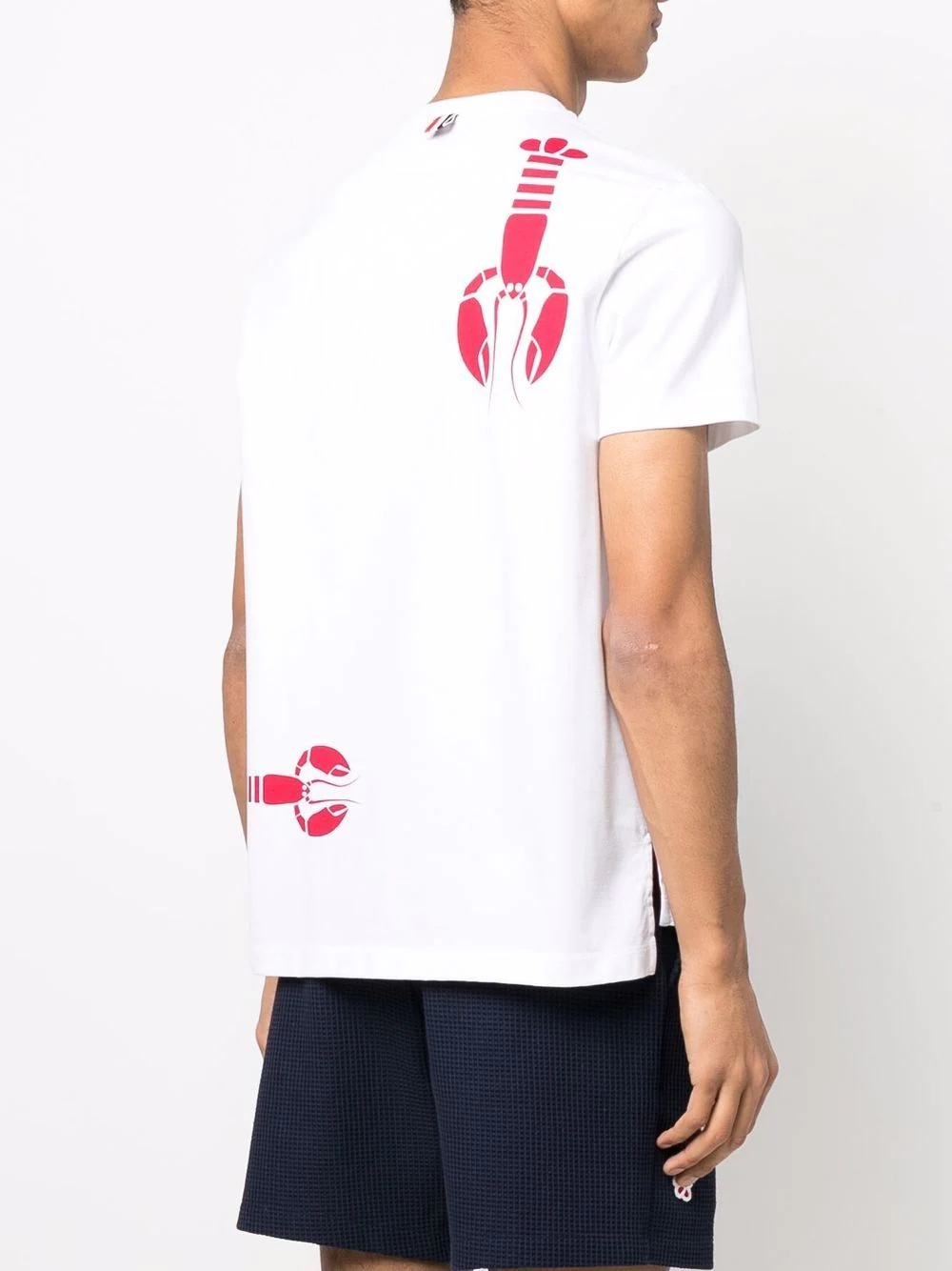 lobster-print round-neck T-shirt - 4