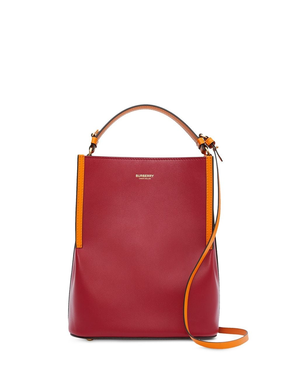 two-tone Peggy bucket bag - 1