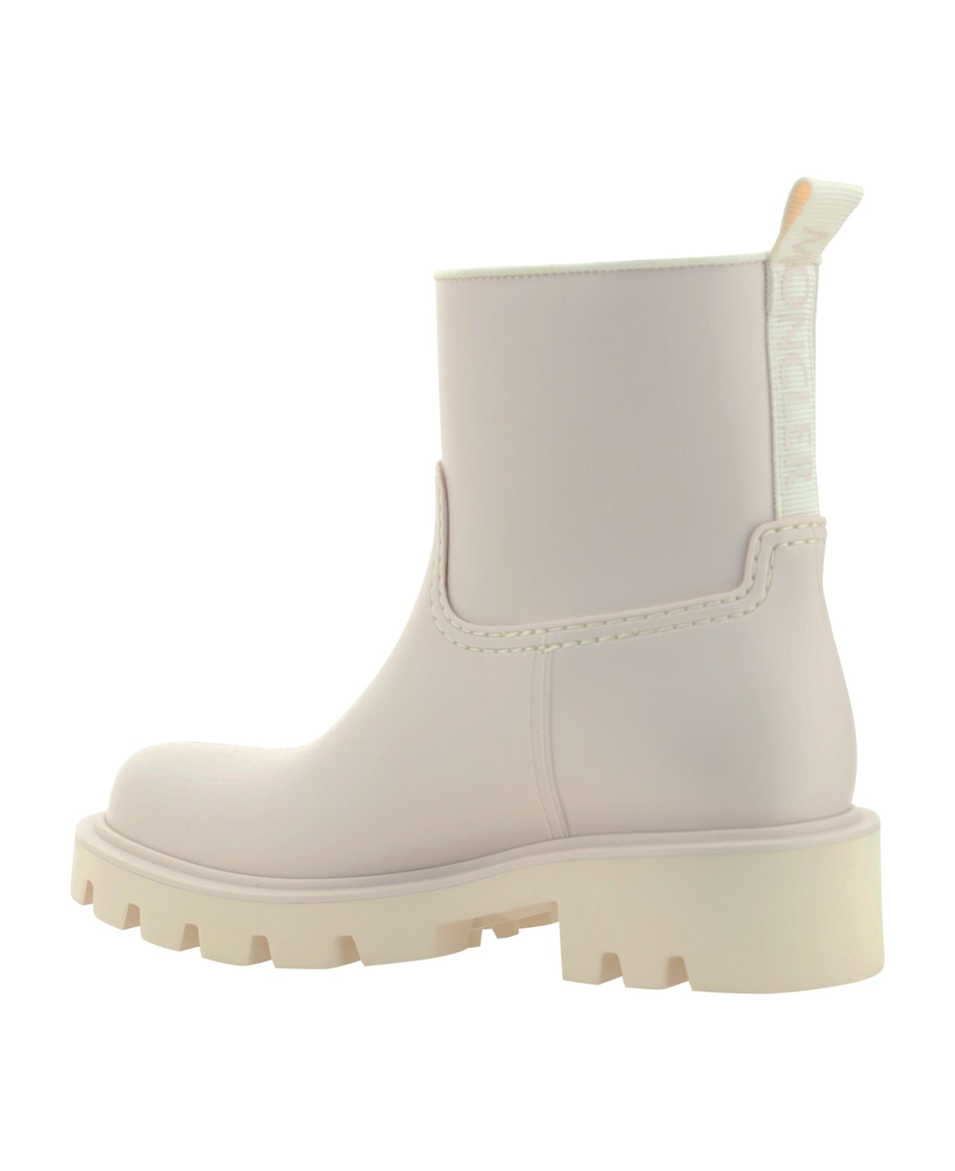 White Kicktream Rain Ankle Boots - 3