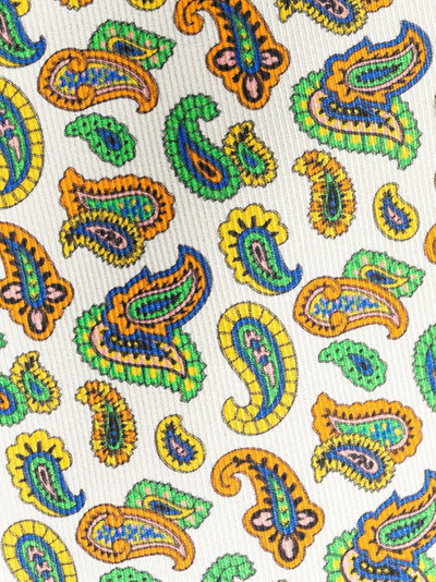 Etro Micro paisley-print silk tie outlook