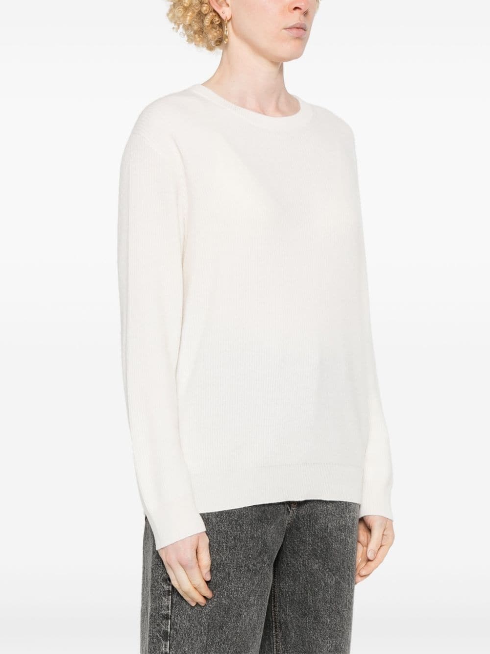 crew-neck cashmere jumper - 3