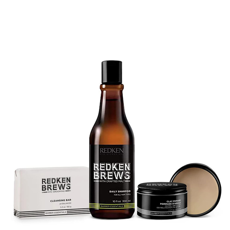 Men's Go-To Set with Clay Pomade 1