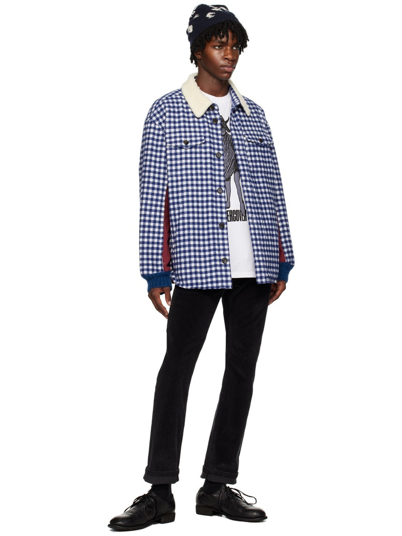 UNDERCOVER Navy & Red Paneled Jacket outlook