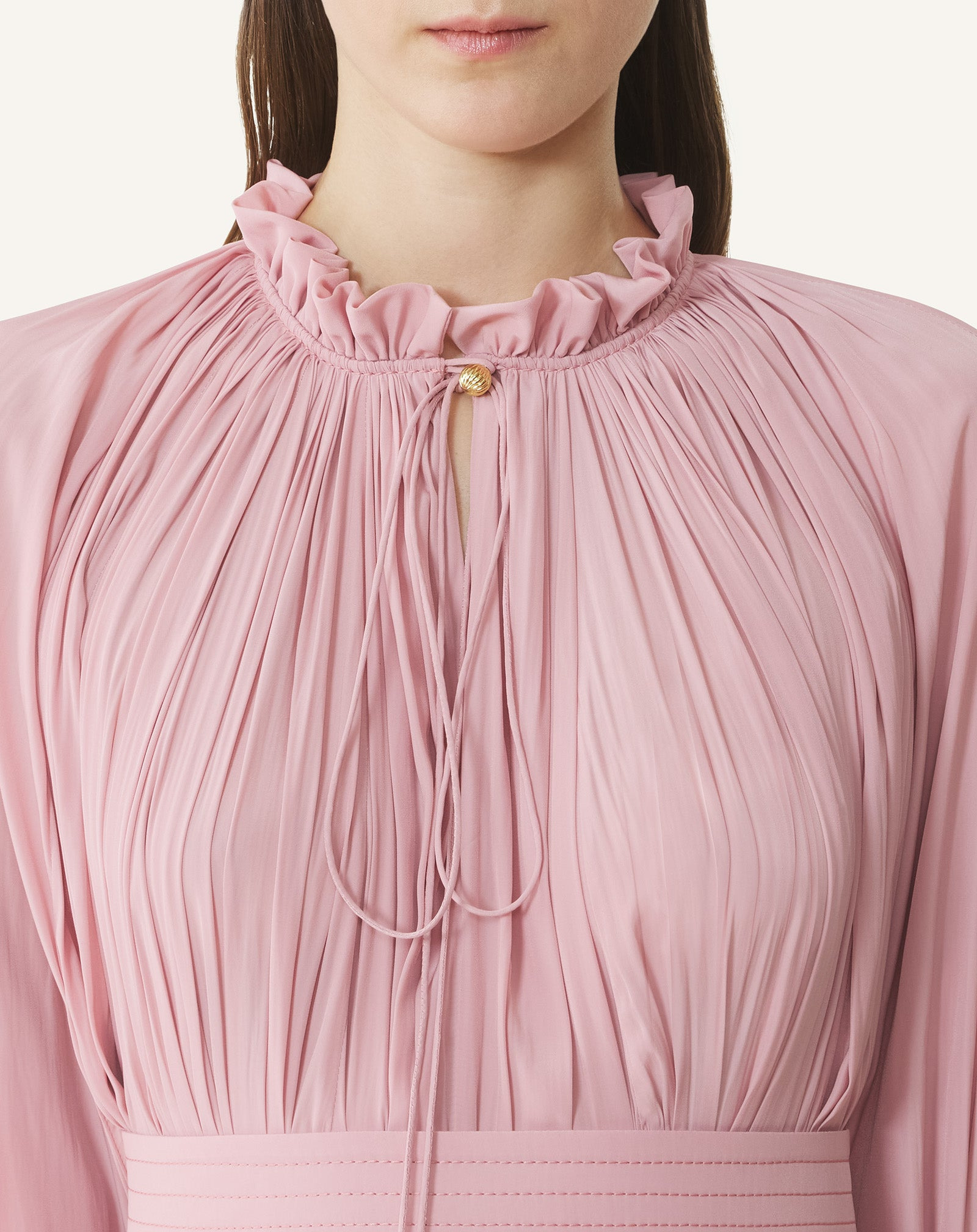 SHORT CHARMEUSE DRESS - 5