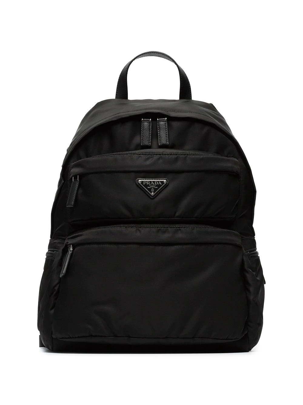 logo plaque backpack - 1