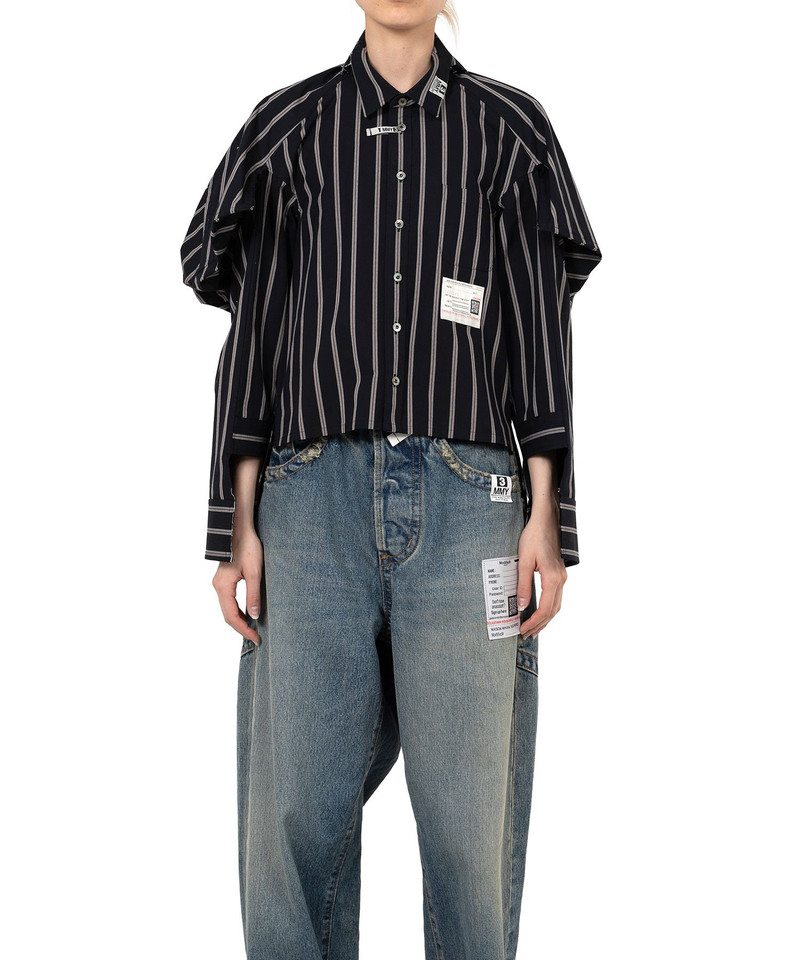 Asymmetric Stripe Shirt 12