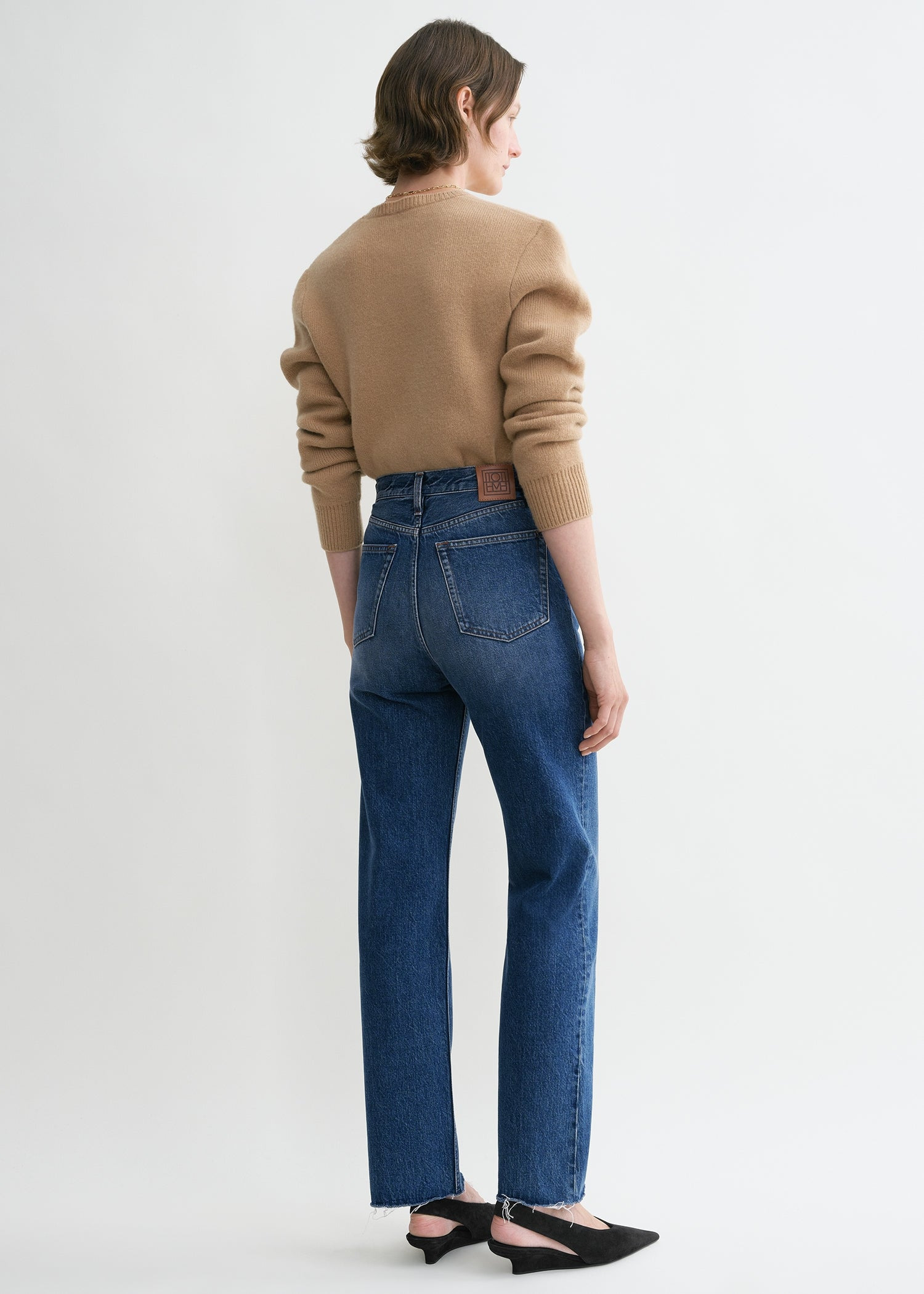Classic cut denim mid blue - 4