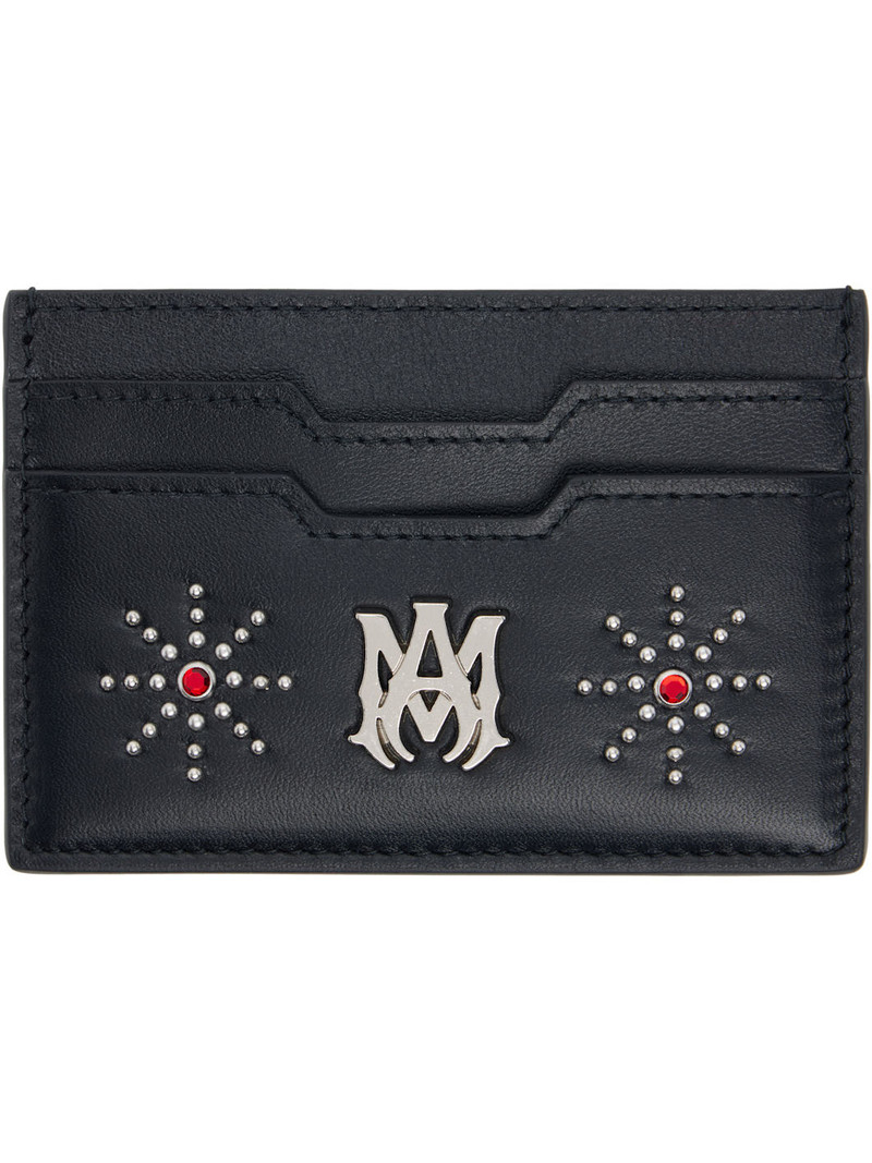 Black 'MA' Stud Card Holder 1