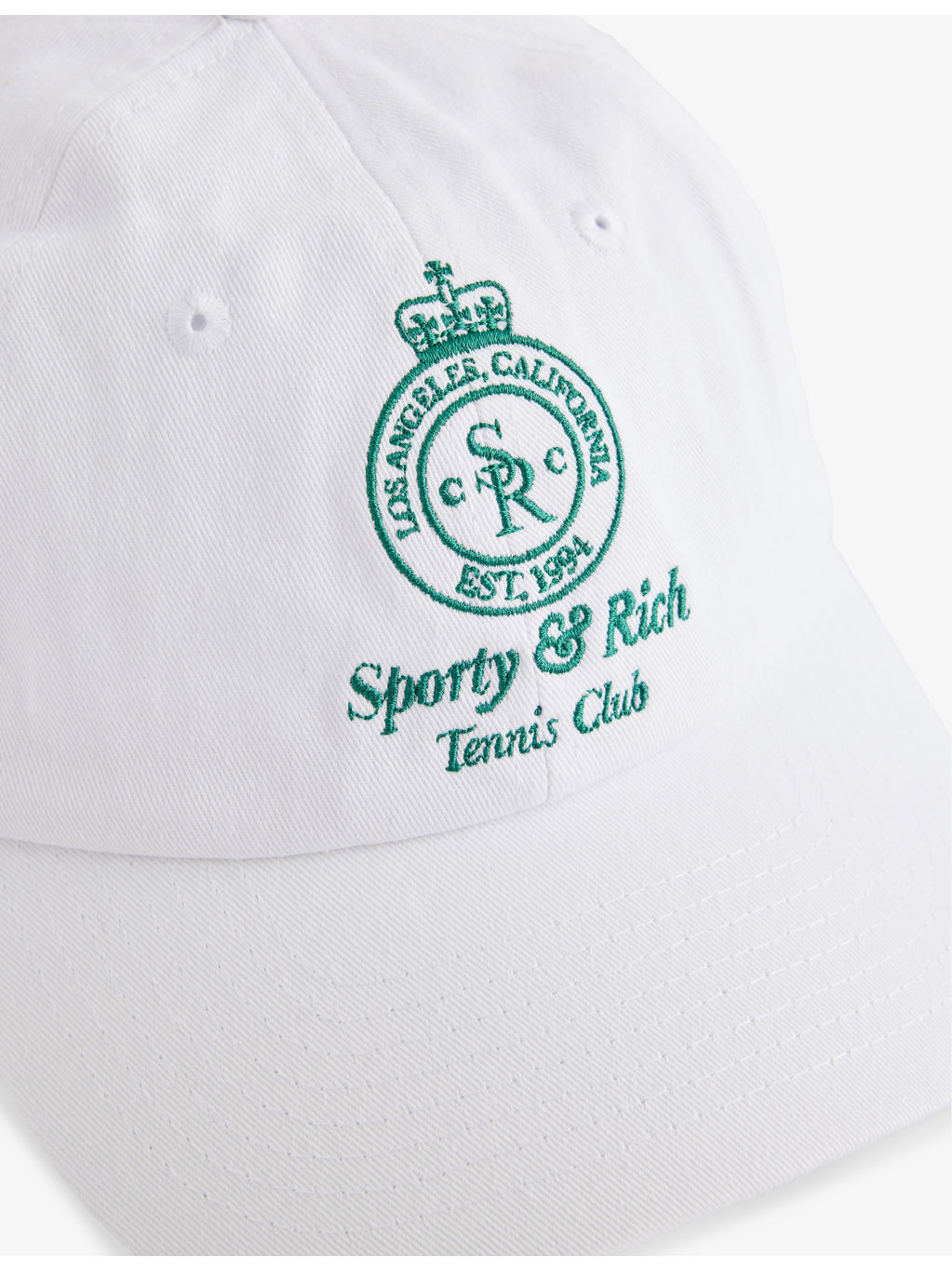 Crown Tennis Cotton Baseball Cap - 2