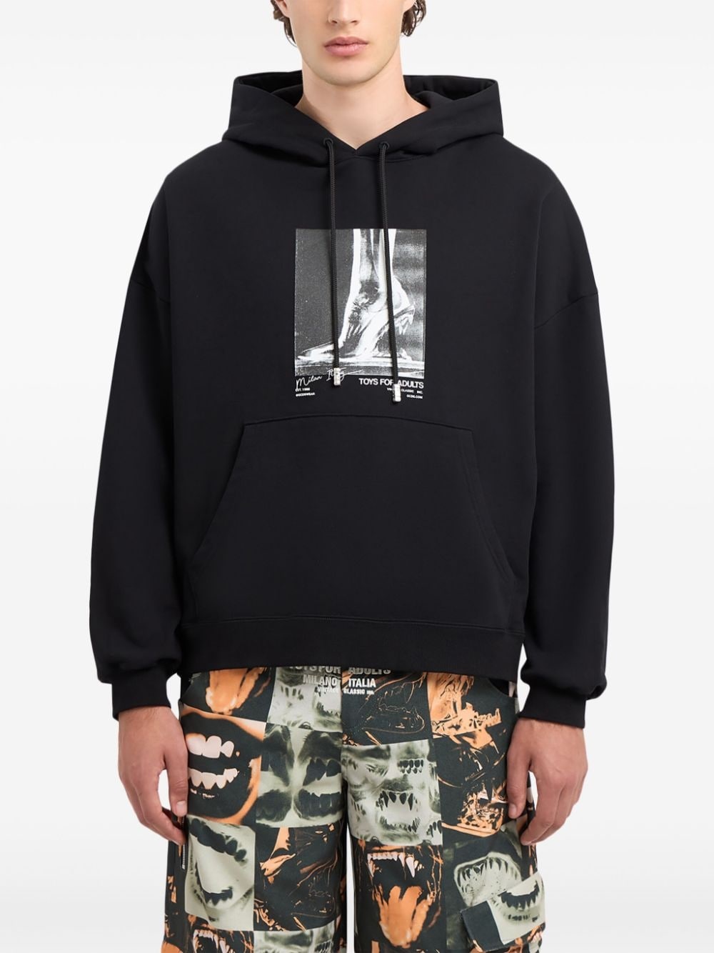 Morso graphic-print hoodie - 5