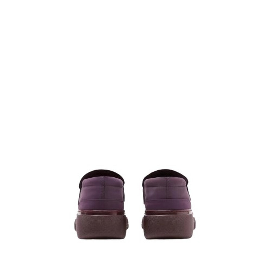 Burberry Nubuck Creeper Clamp Loafers, Brand Size 36 ( US Size 6 ) - 4