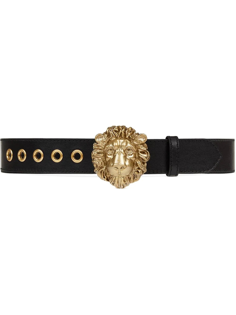 lion head buckle belt - 1