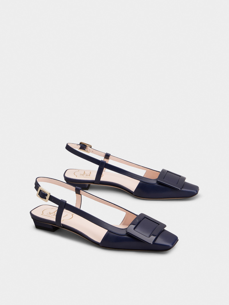 Roger Vivier Belle Viver Slingback Ballerinas in leather outlook