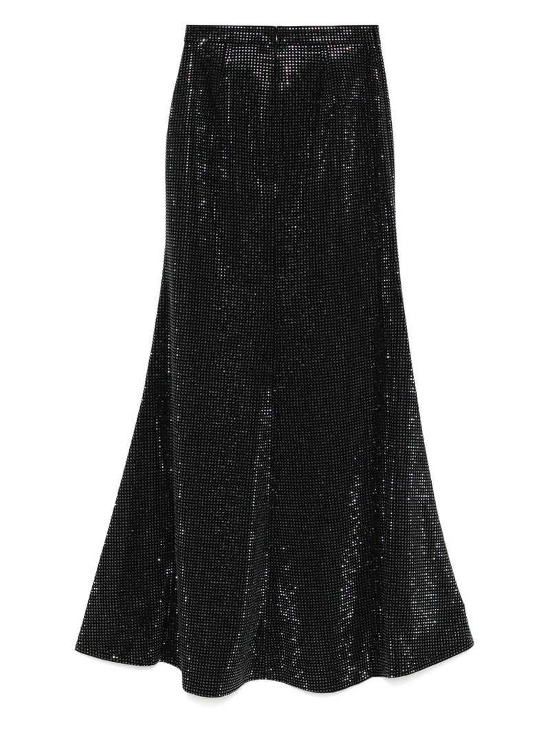 ROLAND MOURET Diamante maxi skirt outlook
