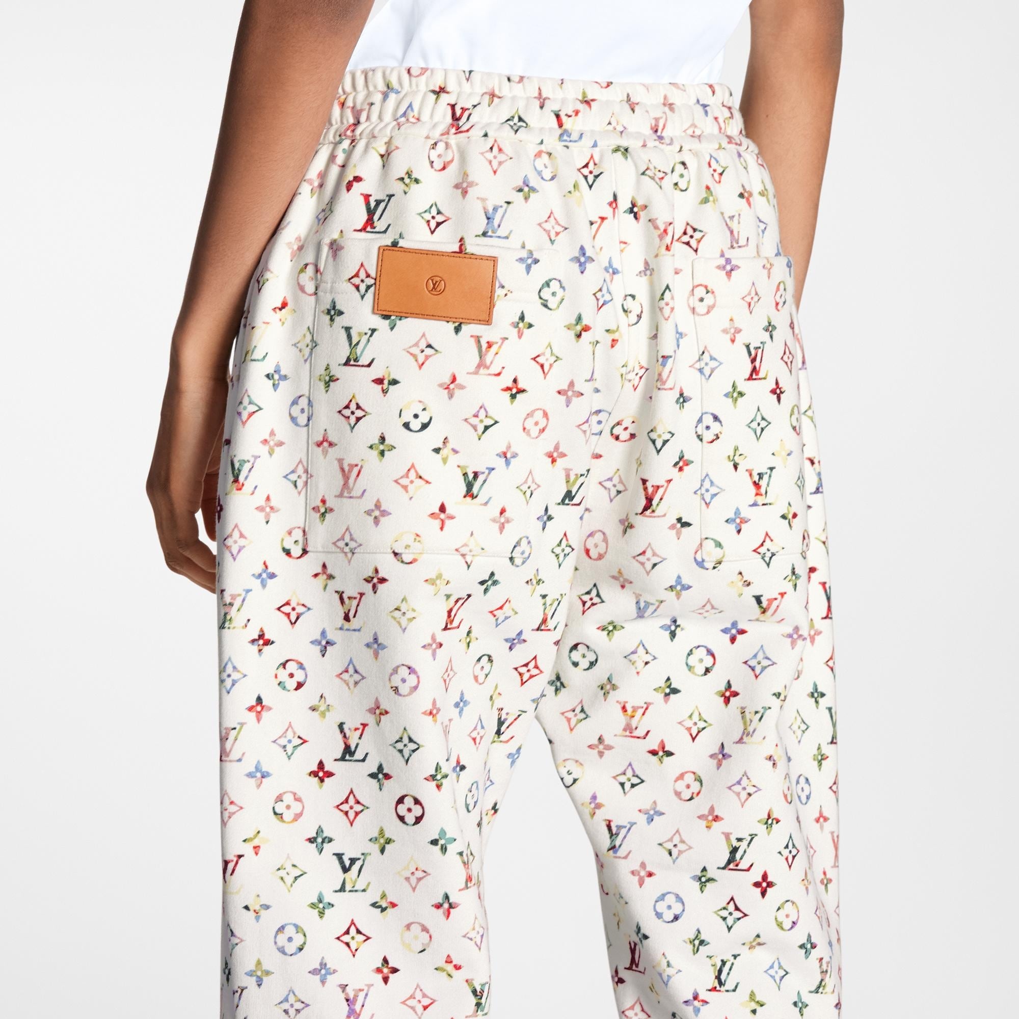 Vintage Flower Monogram Jogging Pants - 4