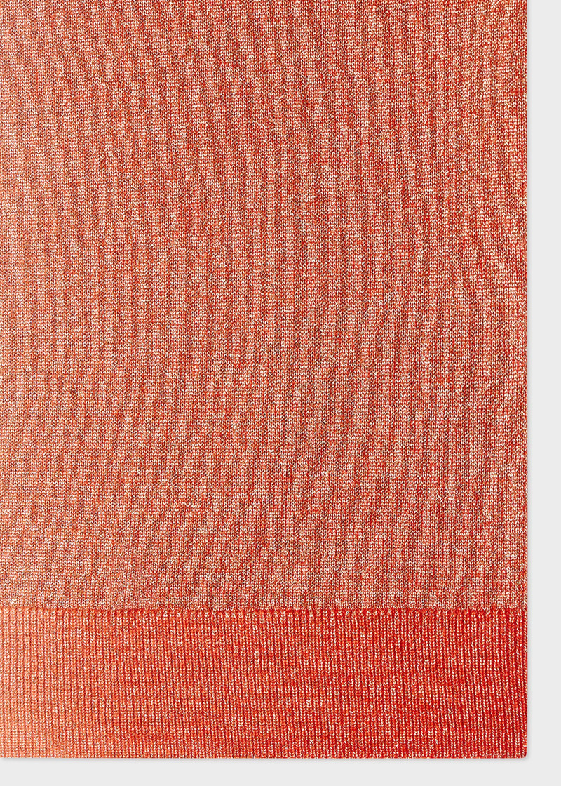 Paul Smith Women's Orange Ombre Glitter Knitted Dress outlook