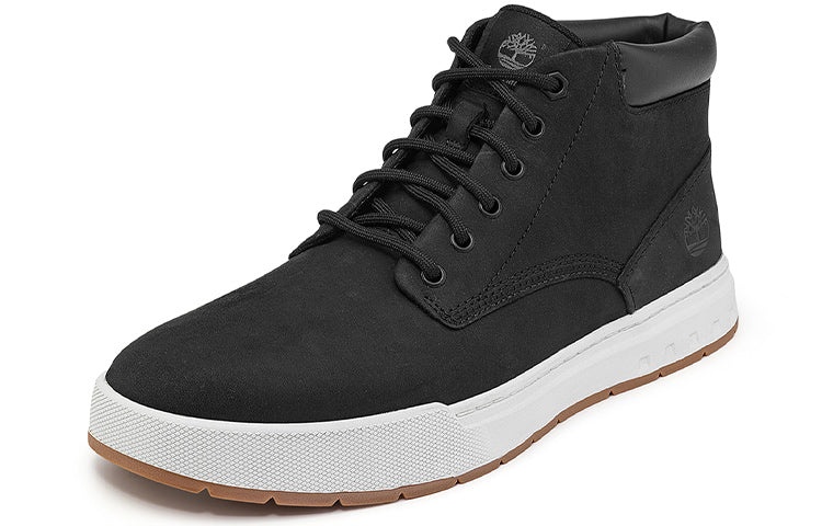 Timberland Maple Grove Wide Fit Leather Chukka Boots 'Black' A5PSGW - 3