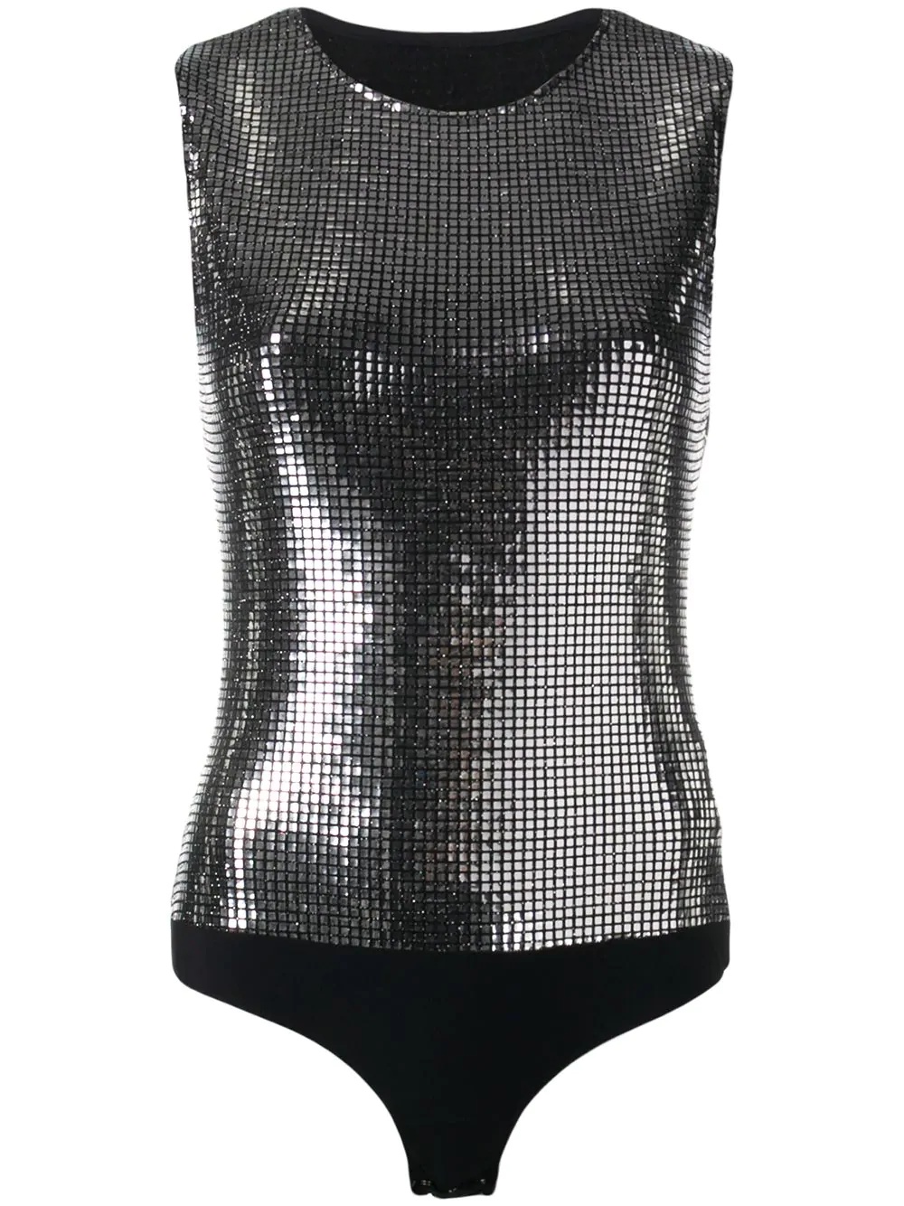 metallic sleeveless top - 1