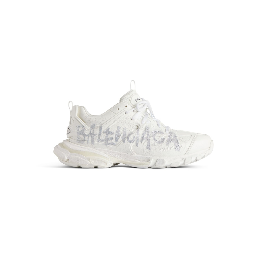Women's Track Nail Polish Sneaker in White - 1