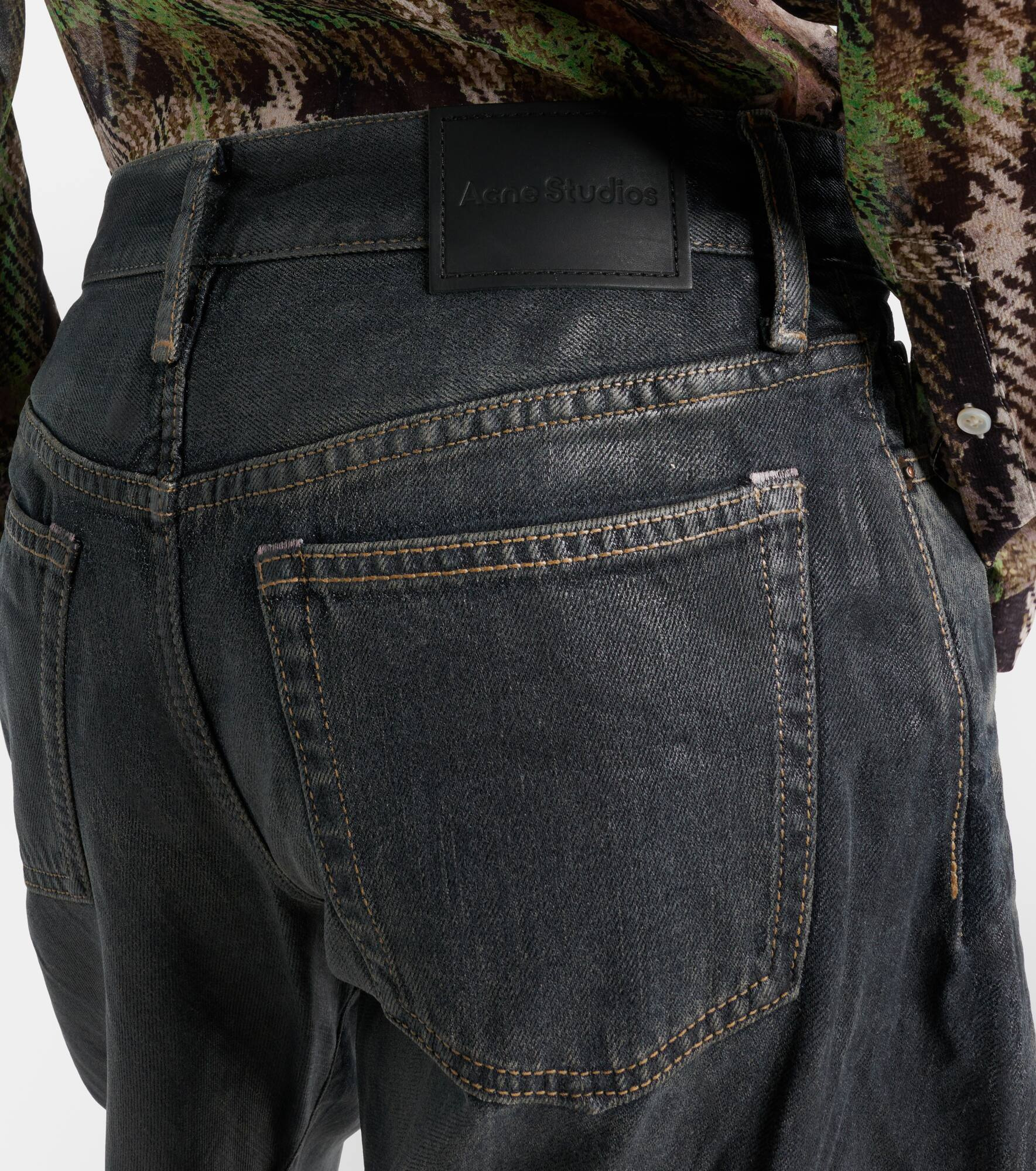 2006F distressed wide-leg jeans - 6