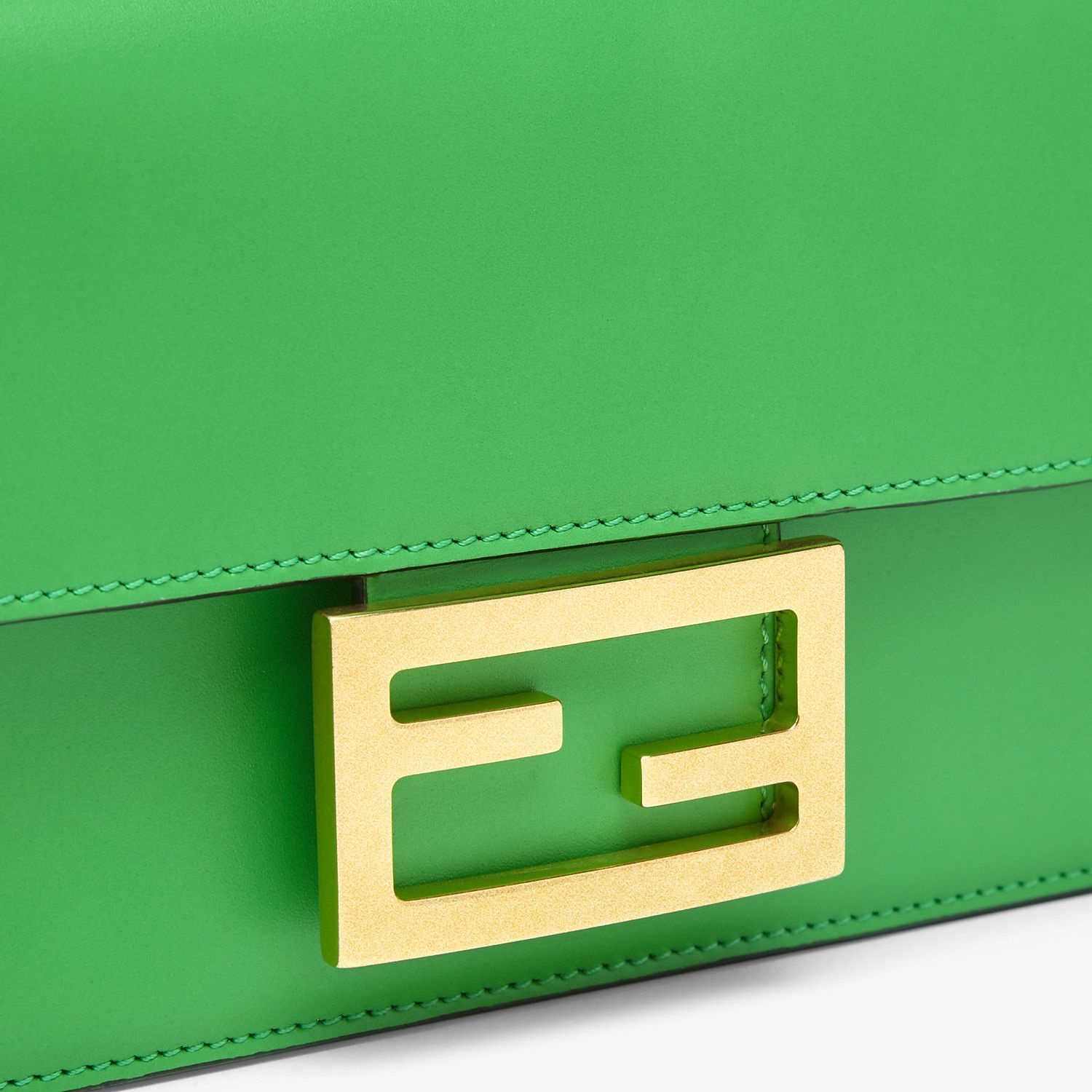 Green leather mini bag - 6