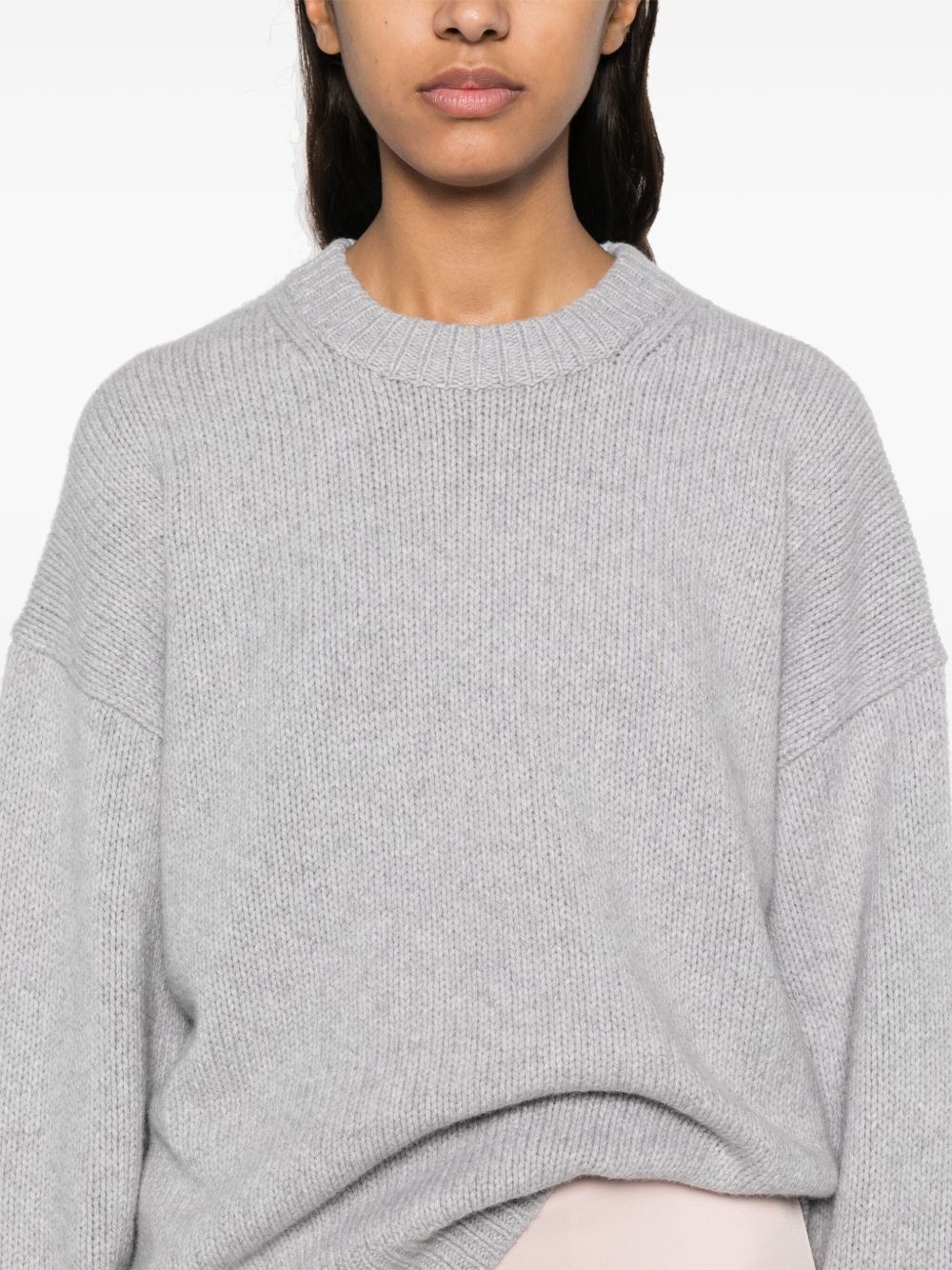 mélange-effect sweater - 5