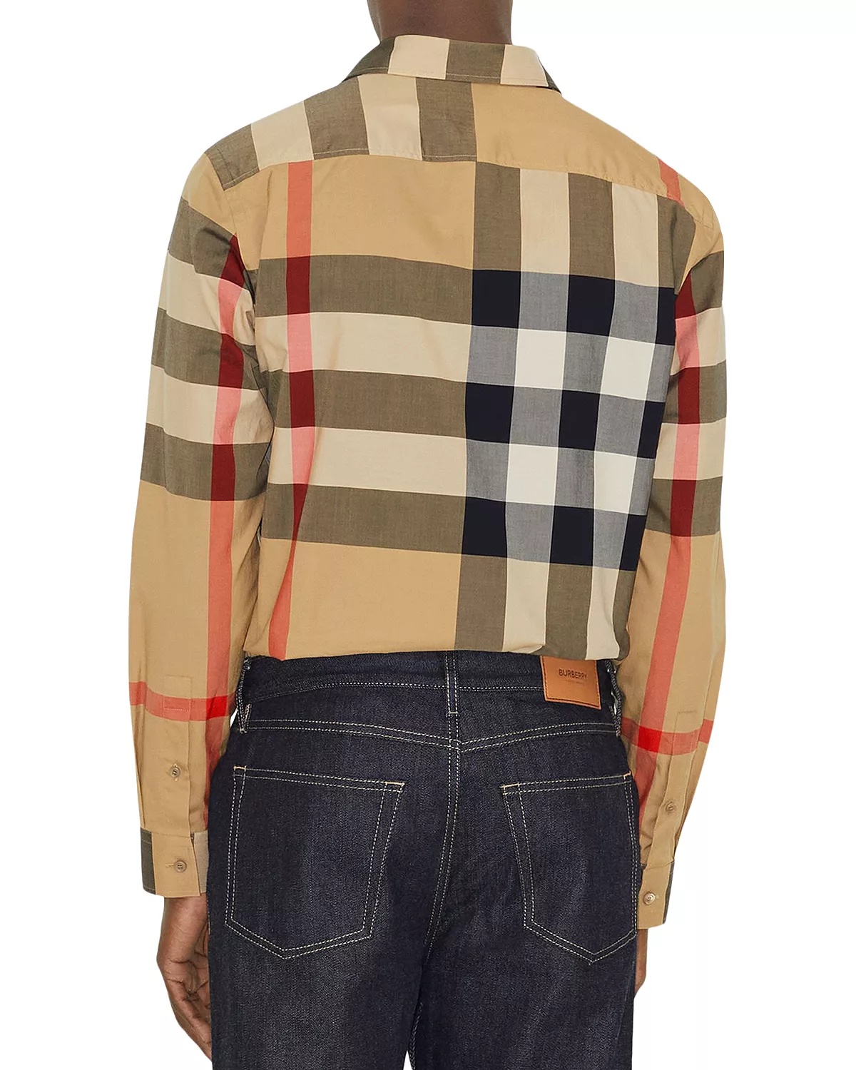 Summerton Cotton Poplin Check Slim Fit Button Down Shirt - 6