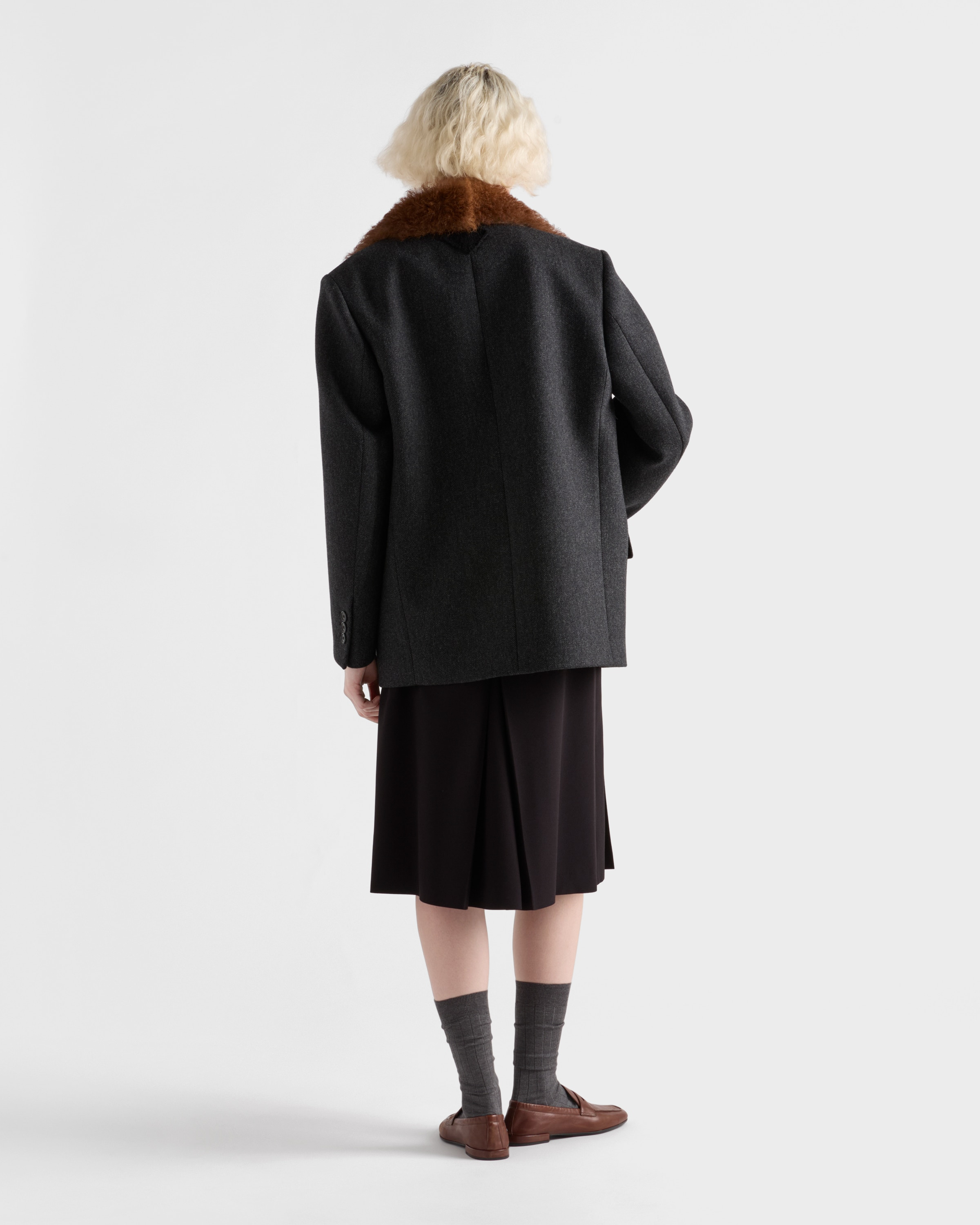 Sablé satin skirt - 5