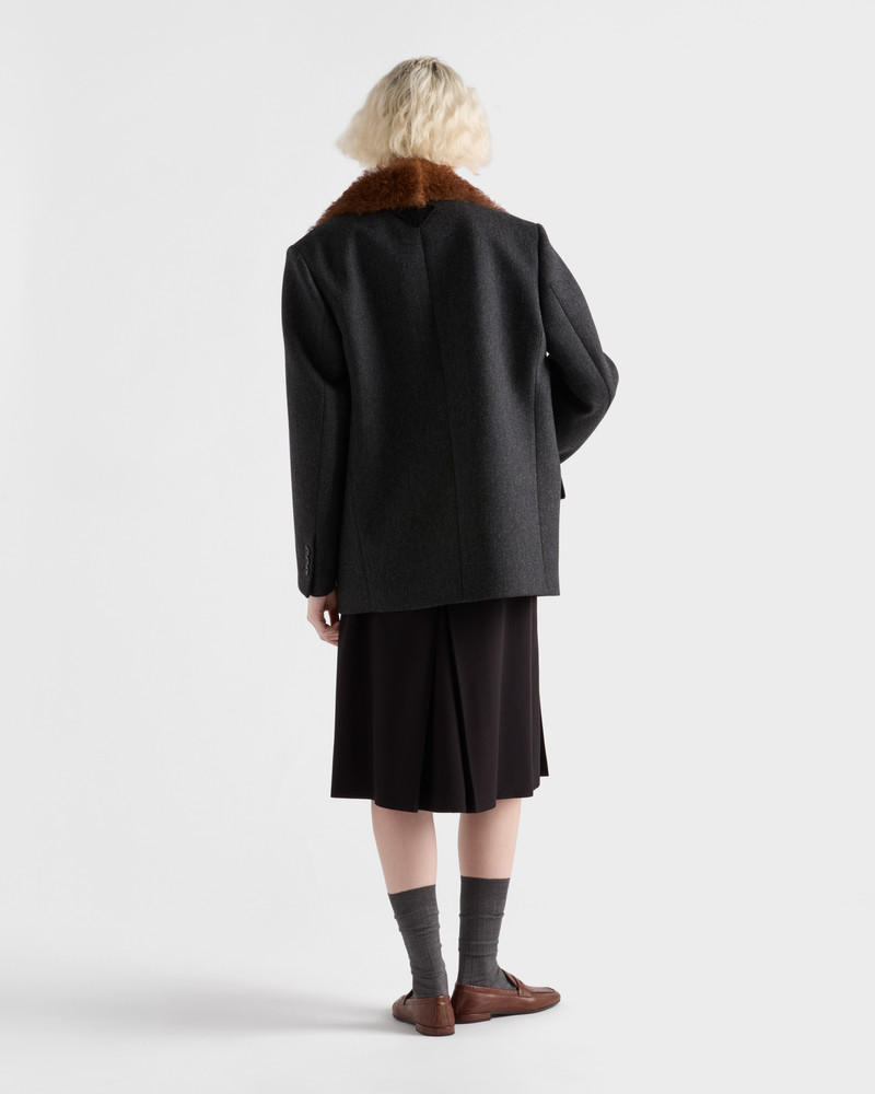 Sablé satin skirt 5