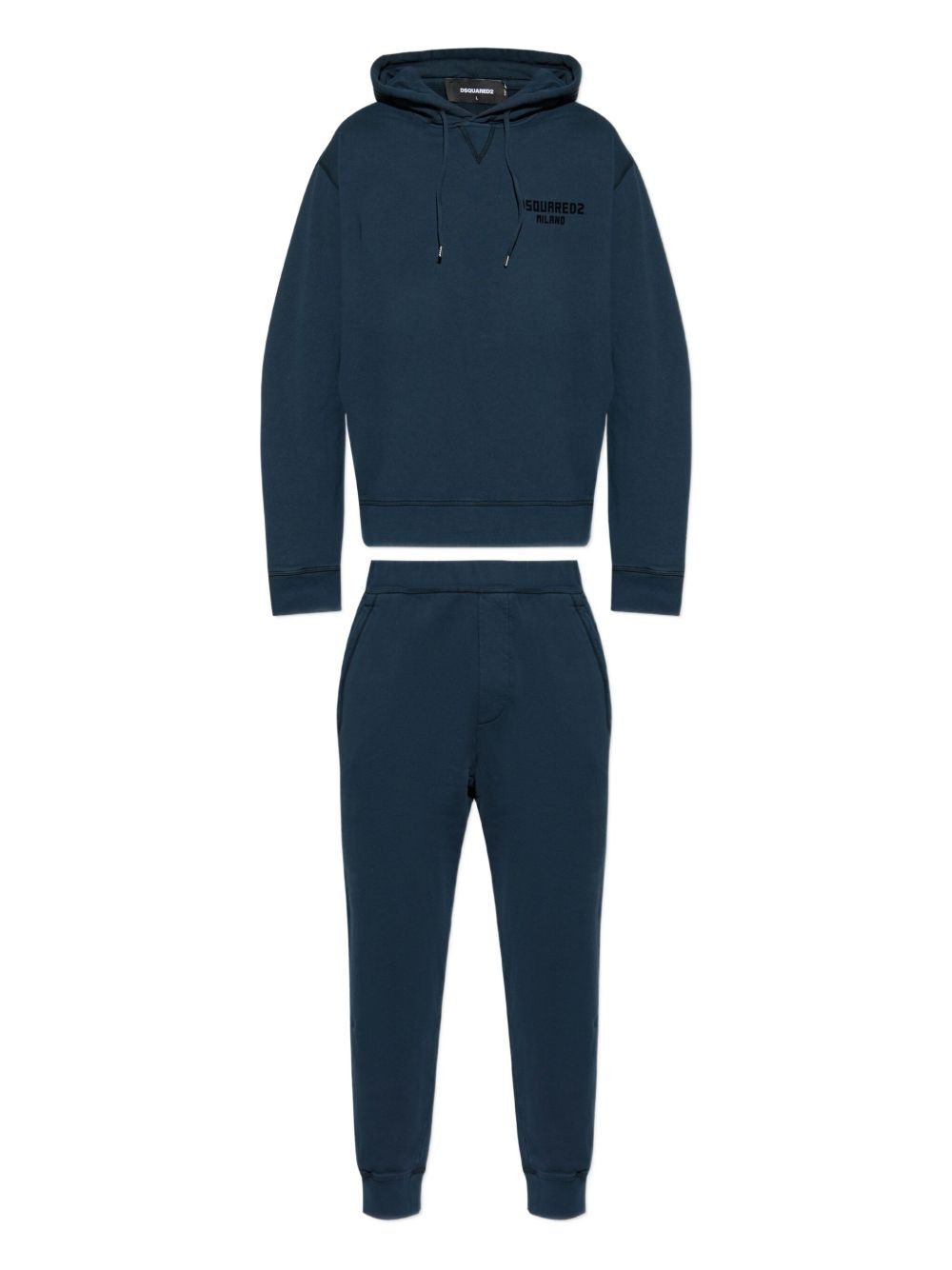 logo-print hooded tracksuit - 1