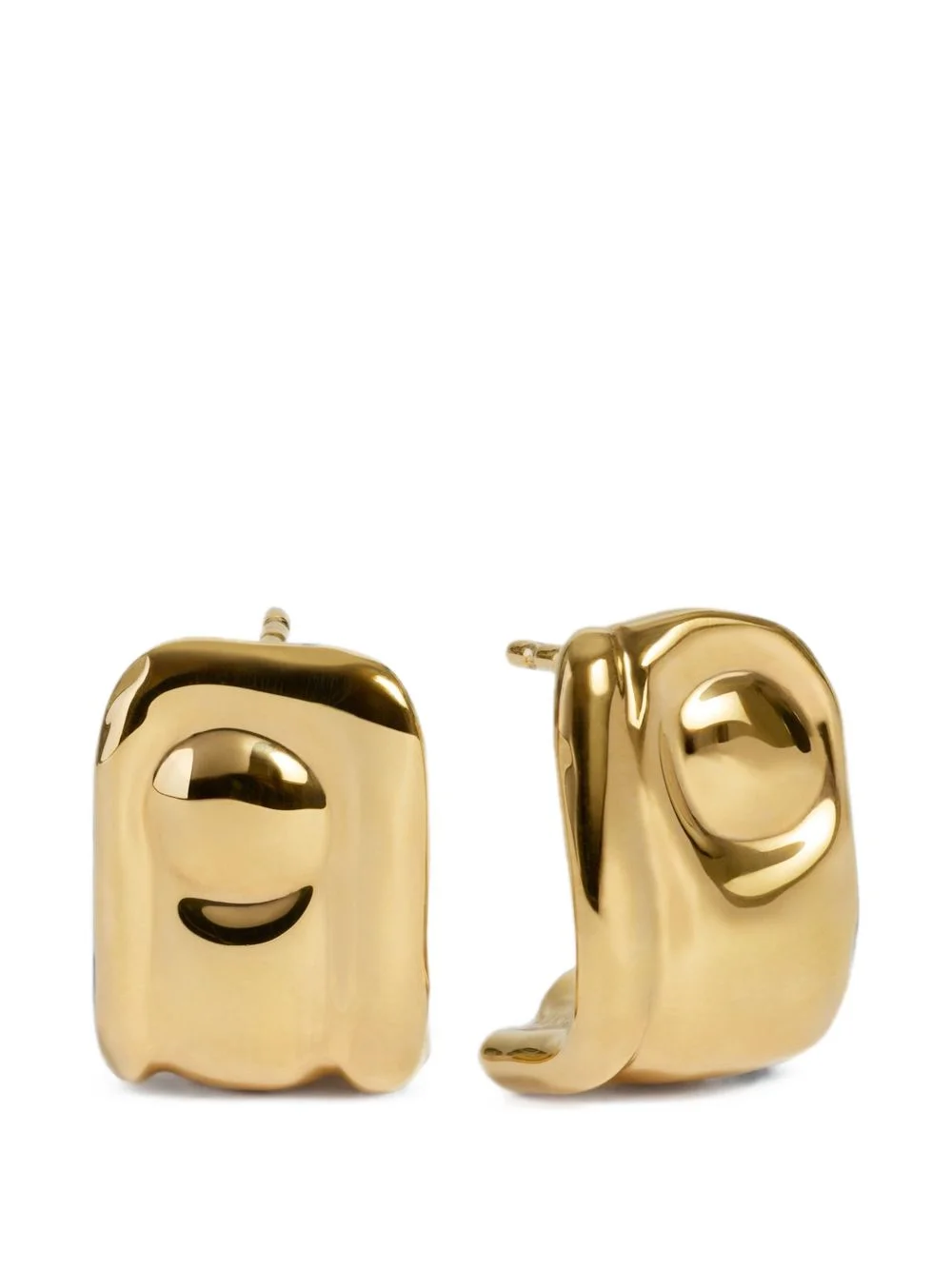 sculptural-effect earrings - 1