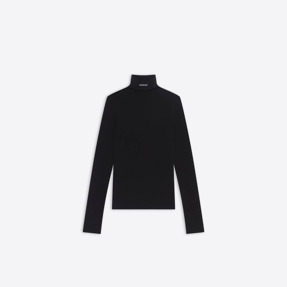 Men's Fitted Turtleneck  in Black - 1