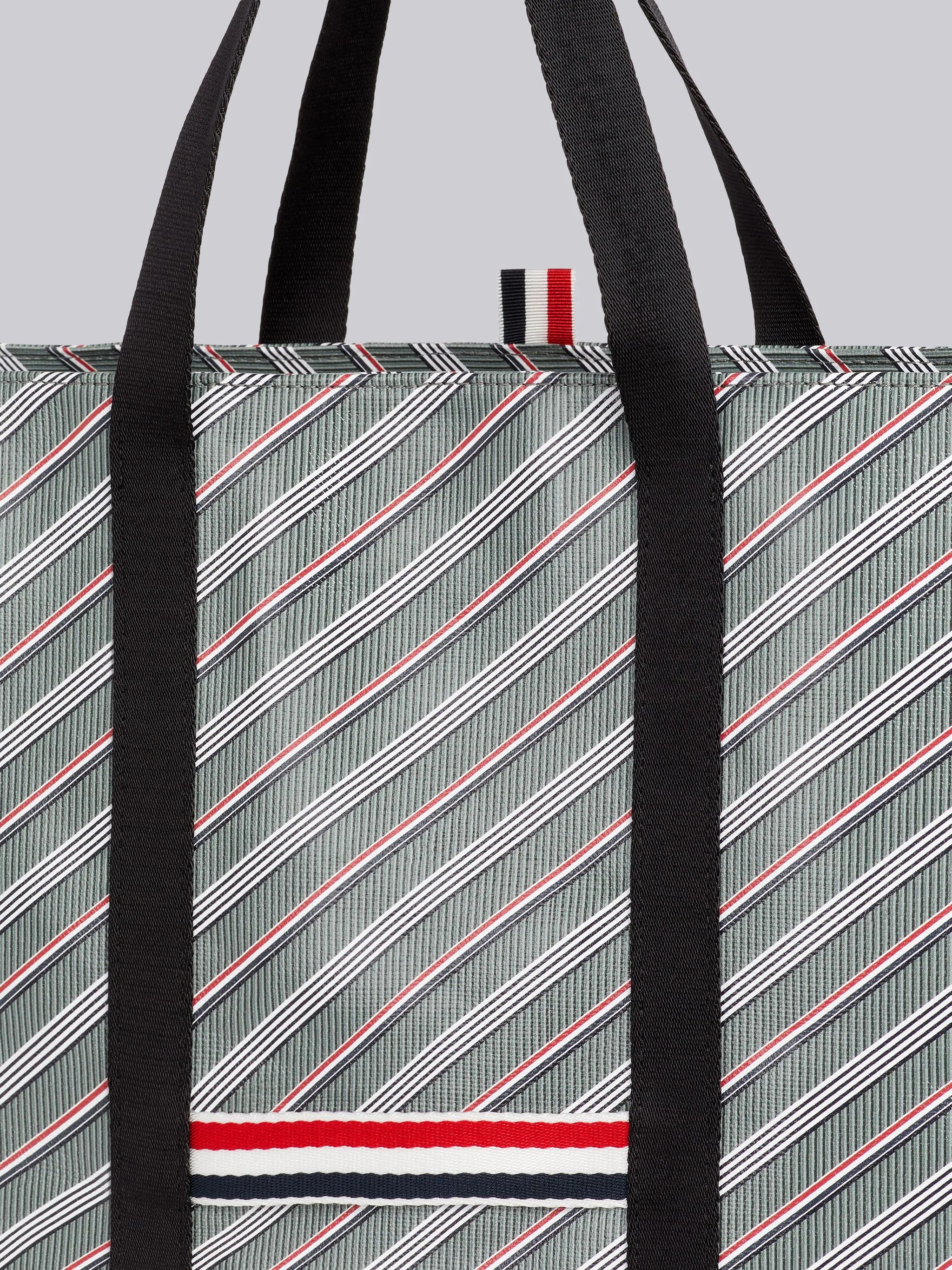 Medium Grey Monogram Coated Canvas Medium Tool Tote With Webbing Handles - 2