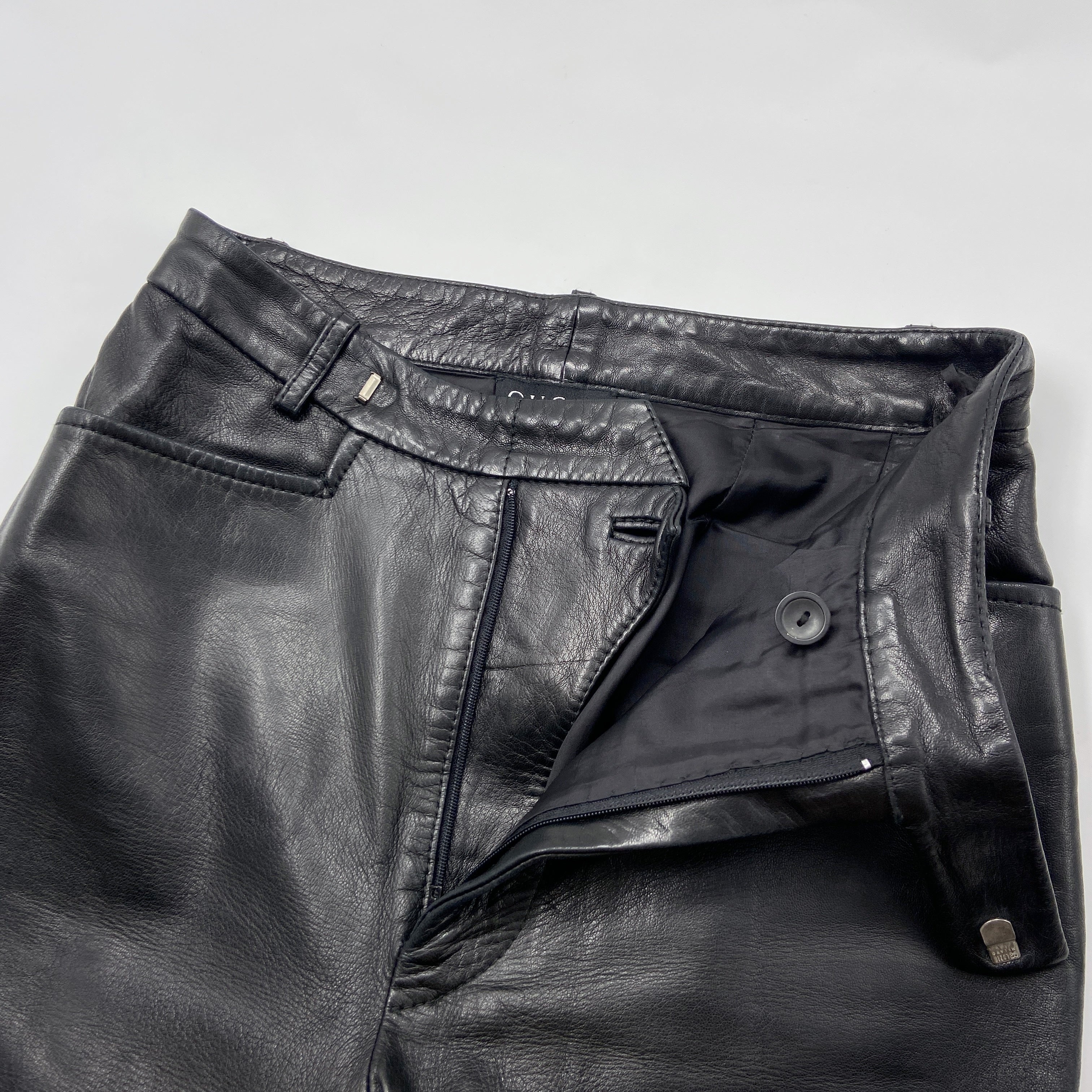 Gucci Fall 1996 Tom Ford Iconic Campaign Runway Leather Pants - 10