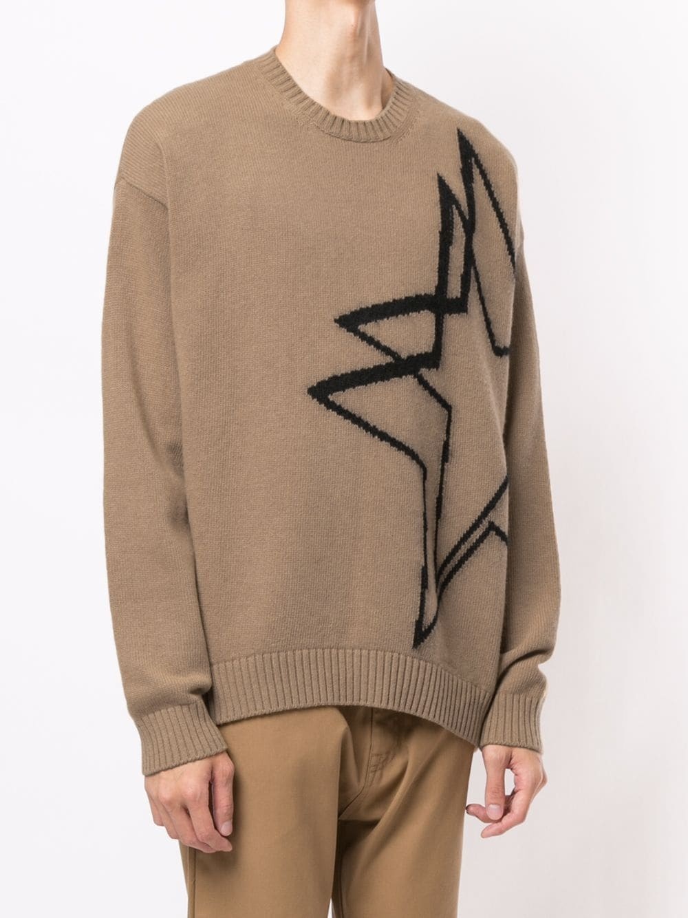 Intarsia-Star Sweater  - 3