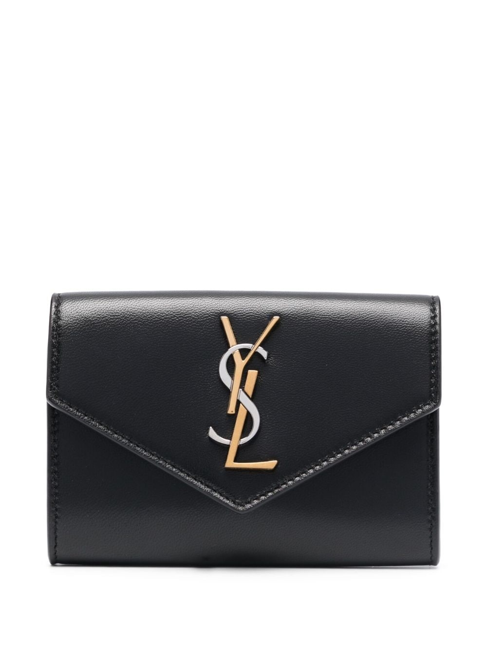 YSL logo-plaque leather bag - 1